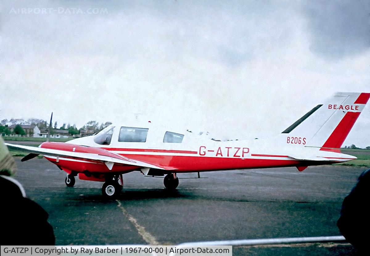 G-ATZP, 1966 Beagle B-206 Series 2 C/N B046, G-ATZP   Beagle B.206S Srs.2 [B046] (Place & Date unknown) @ 1967
