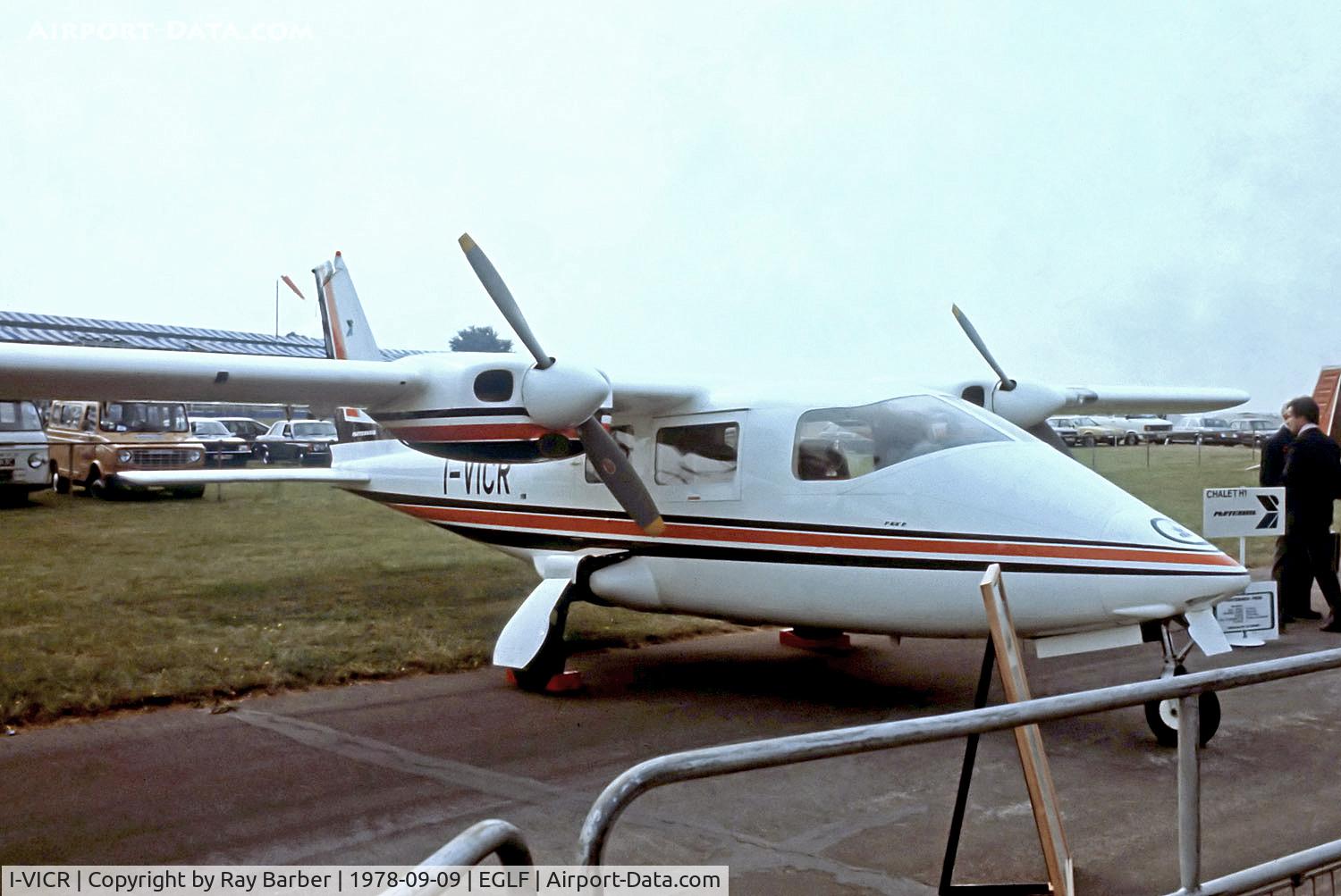 I-VICR, 1977 Partenavia P-68R Victor C/N 40, I-VICR   Partenavia P.68R Victor [40] Farnborough~G 09/09/1978