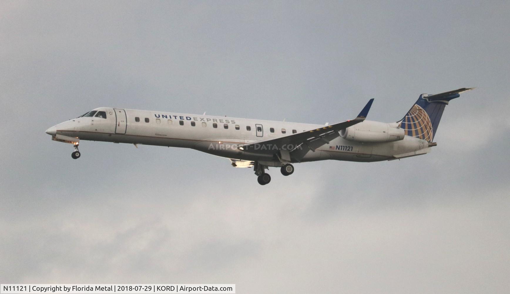 N11121, 2003 Embraer ERJ-145XR (EMB-145XR) C/N 145683, ORD spotting 2018