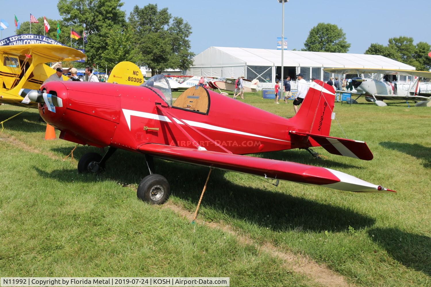 N11992, 1970 Stits SA-3B Playboy C/N P-222, EAA OSH 2019