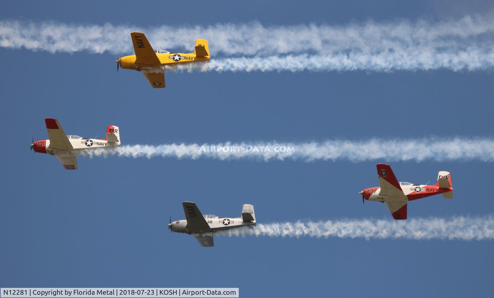 N12281, 1955 Beech T-34A (A45) Mentor Mentor C/N G-293, EAA OSH 2018