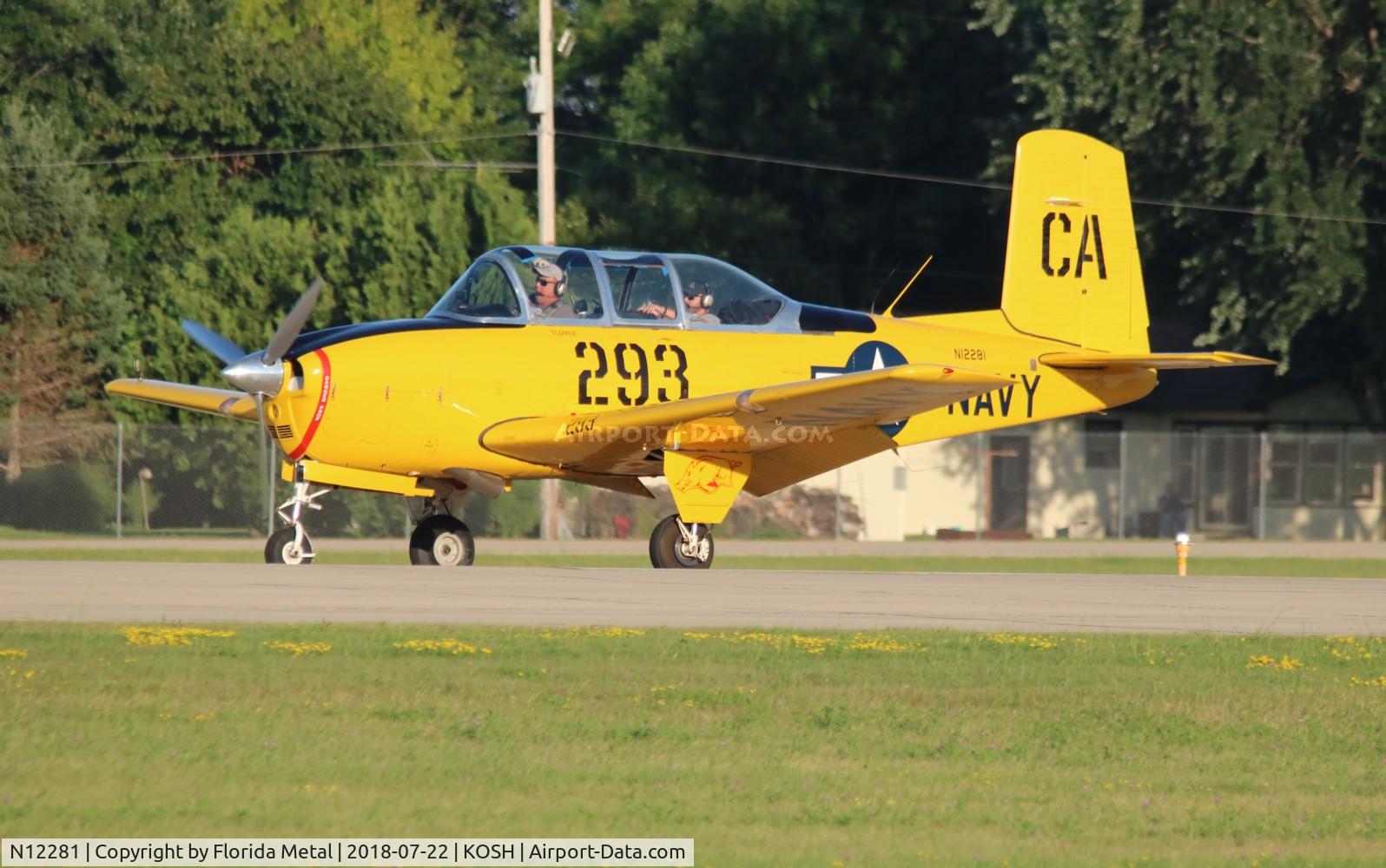 N12281, 1955 Beech T-34A (A45) Mentor Mentor C/N G-293, EAA OSH 2018