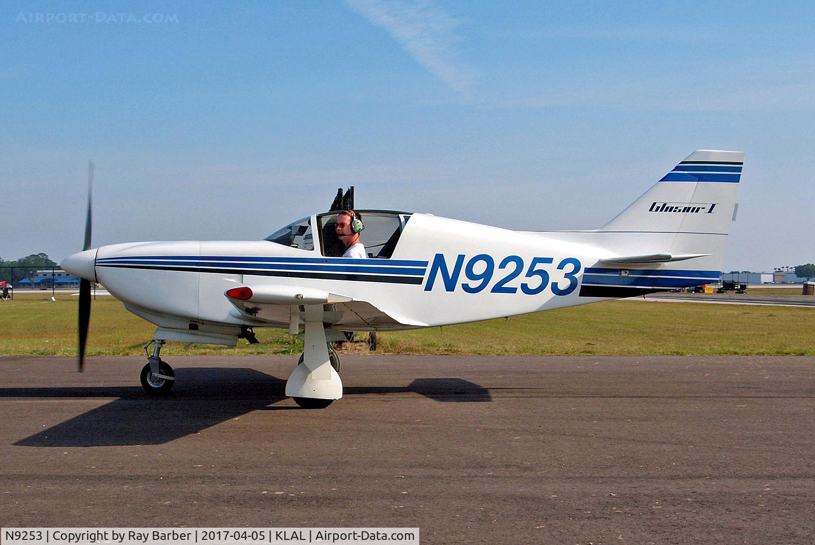 N9253, Stoddard-Hamilton Glasair SH-2R C/N 592R, N9253   Stoddard-Hamilton Glasair IIRG [592R] Lakeland-Linder~N 05/04/2017