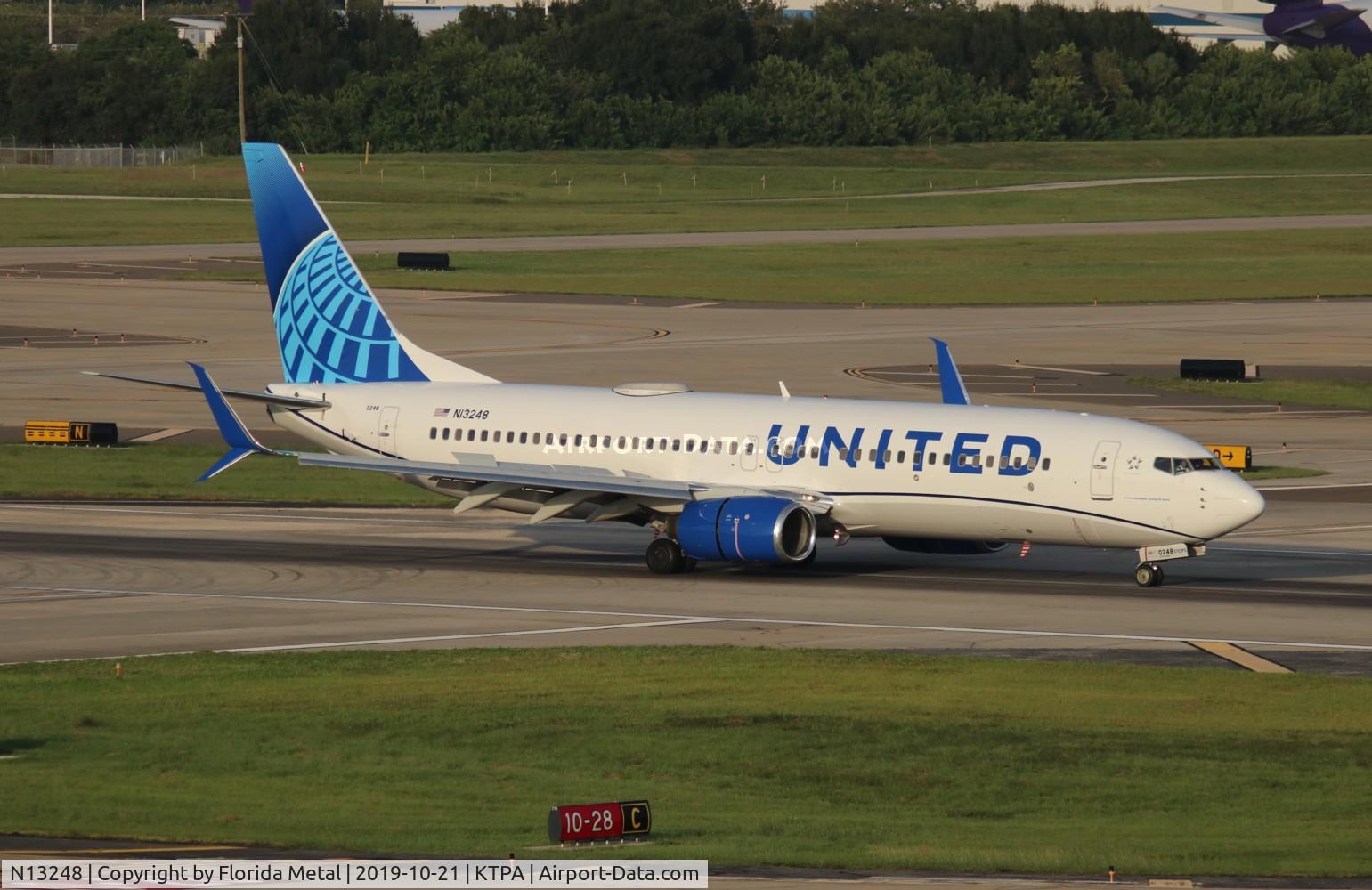 N13248, 1999 Boeing 737-824 C/N 28808, TPA spotting 2019