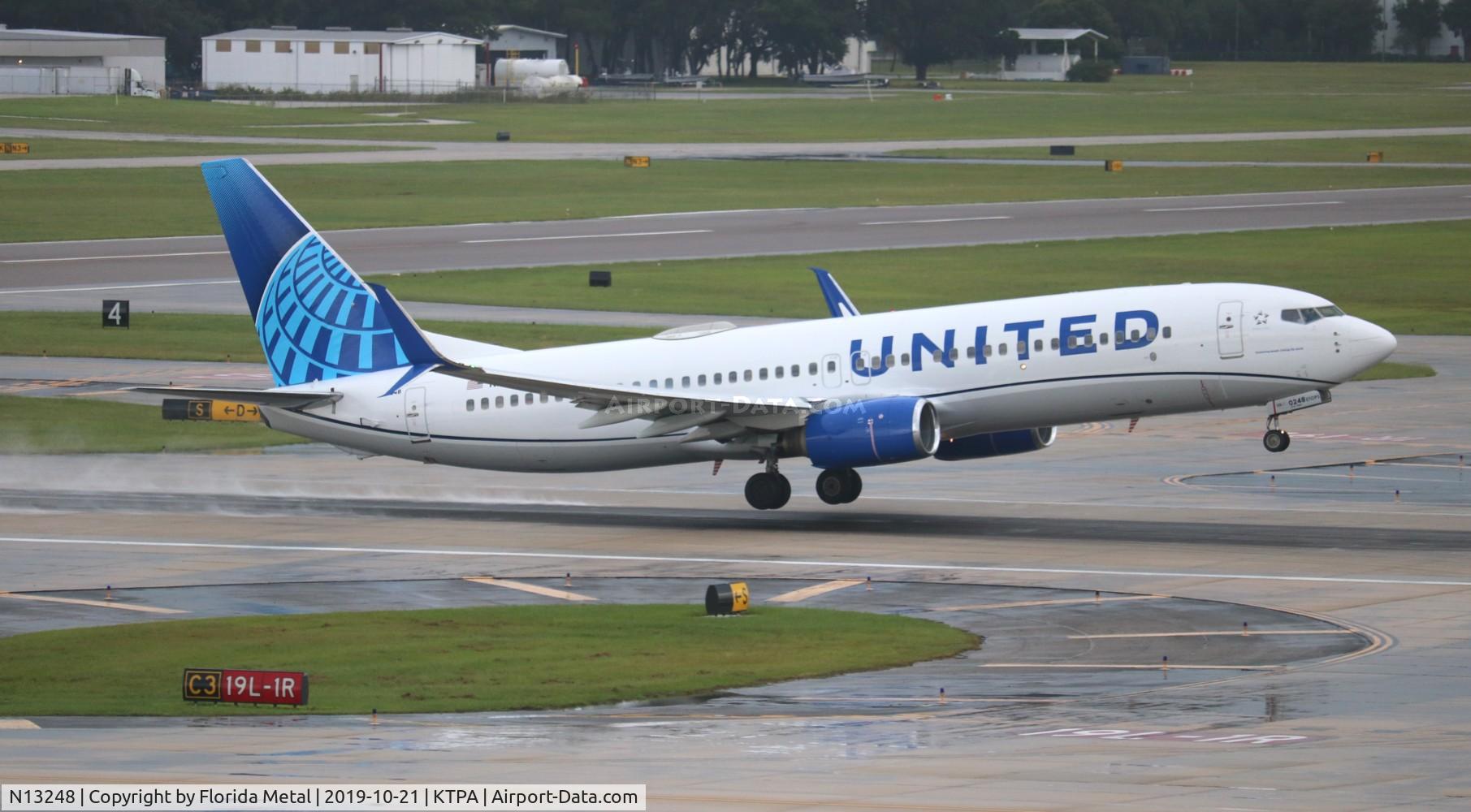 N13248, 1999 Boeing 737-824 C/N 28808, TPA spotting 2019