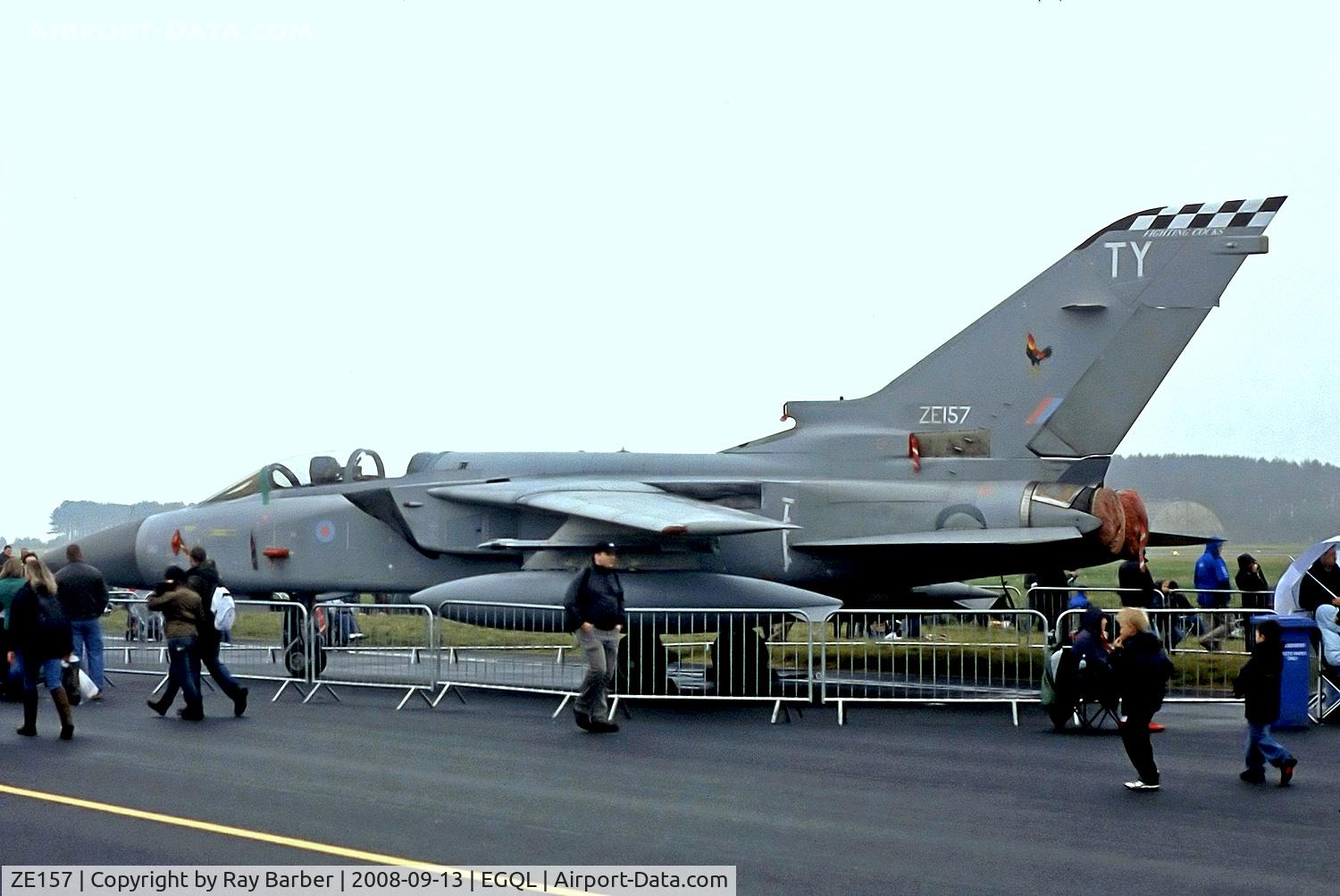 ZE157, 1986 Panavia Tornado F.3 C/N 500/AT010/3226, ZE157   BAe/Panavia Tornado F.3 [AT010] (Royal Air Force) RAF Leuchars~G 13/09/2008