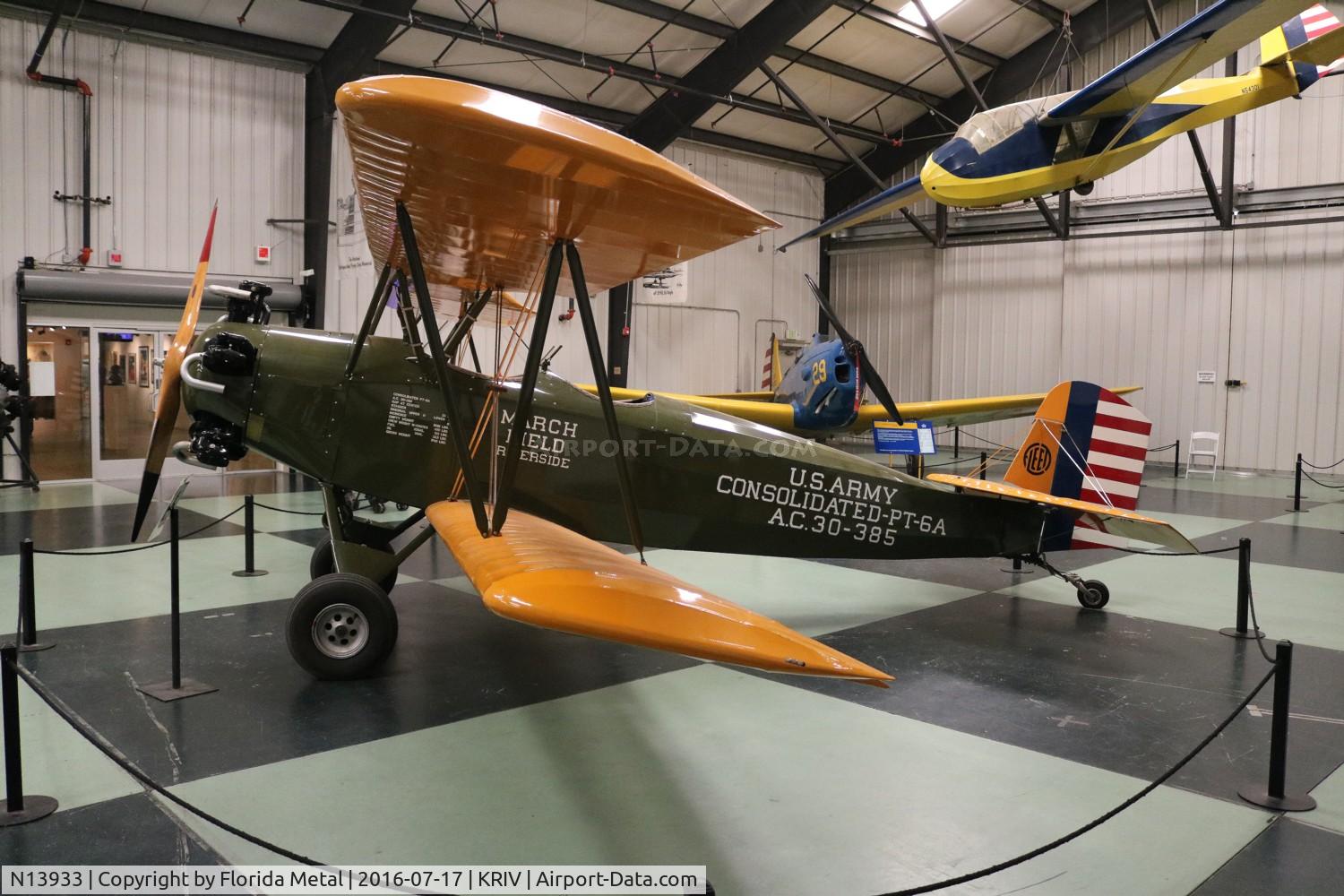 N13933, 1930 Fleet Model 7 C/N 326, March AFB 2016