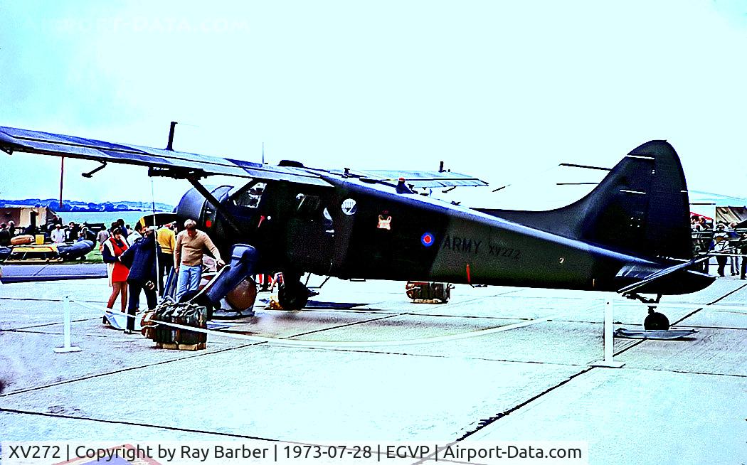 XV272, 1967 De Havilland Canada DHC-2 Beaver AL.1 C/N 1651, XV272   De Havilland Canada DHC-2 Beaver AL.1 [1651] (Army Air Corp) AAC Middle Wallop~G 28/07/1973