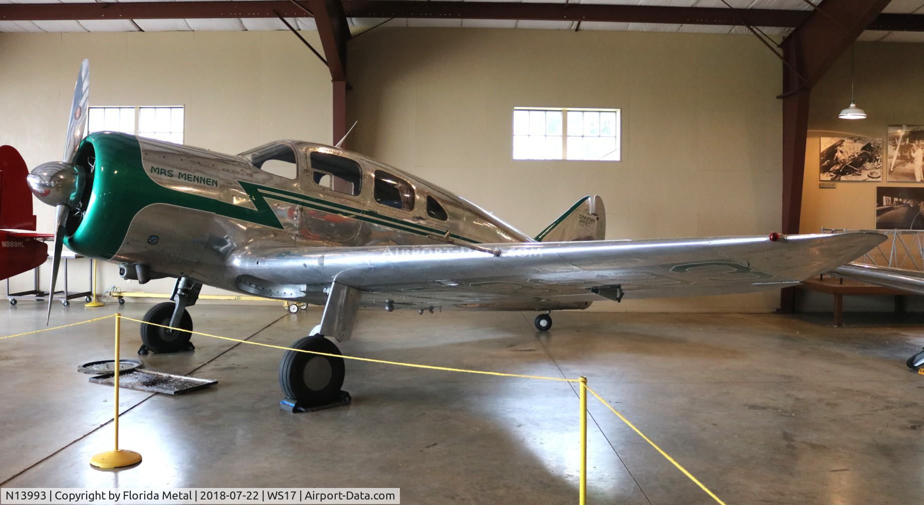 N13993, 1937 Spartan 7W Executive C/N 2, EAA Museum 2018