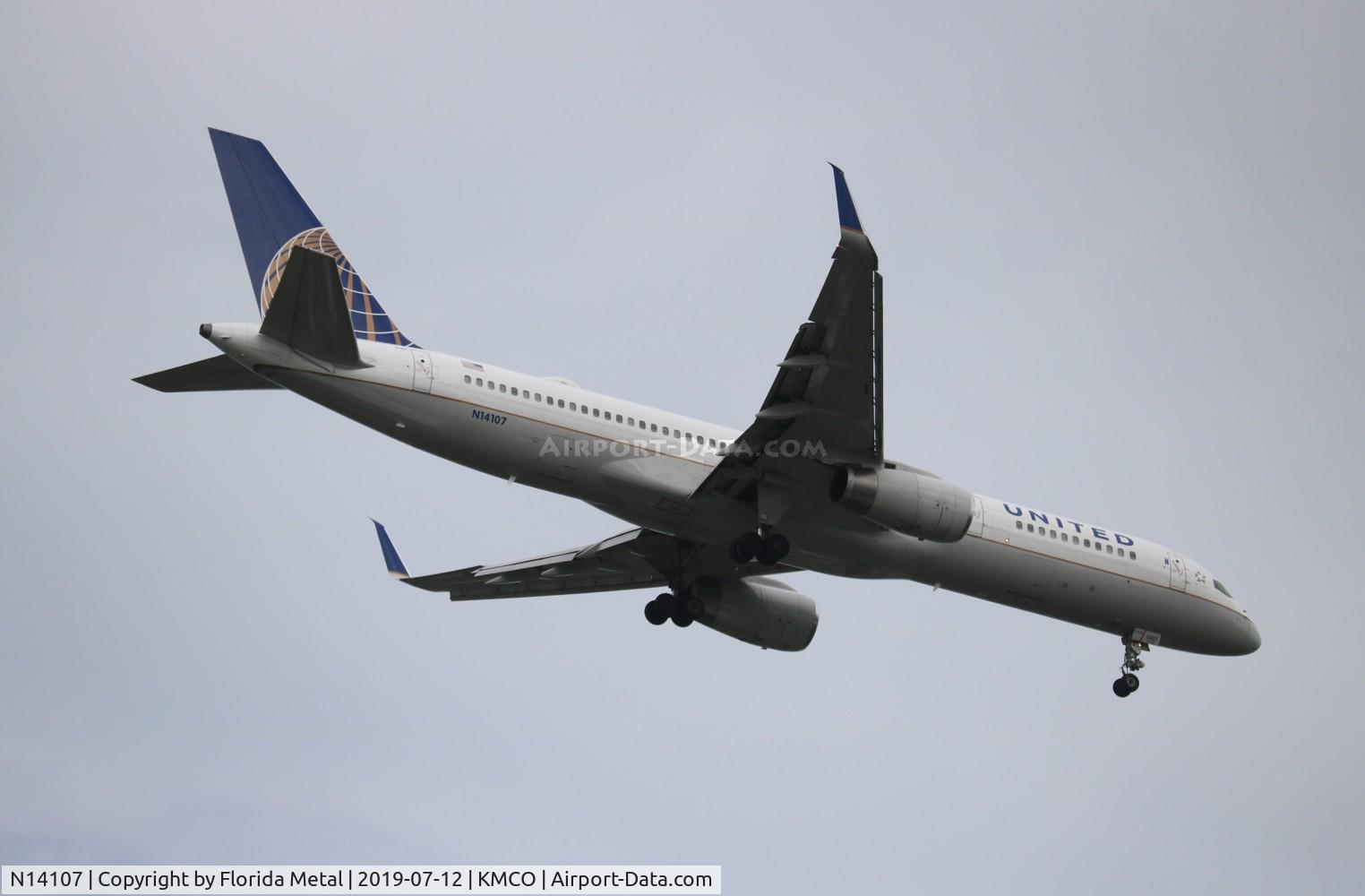 N14107, 1994 Boeing 757-224 C/N 27297, MCO spotting 2019