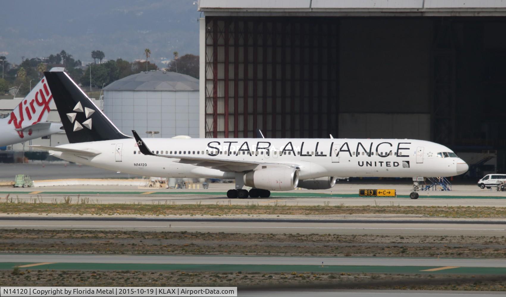 N14120, 1997 Boeing 757-224 C/N 27562, LAX spotting 2015
