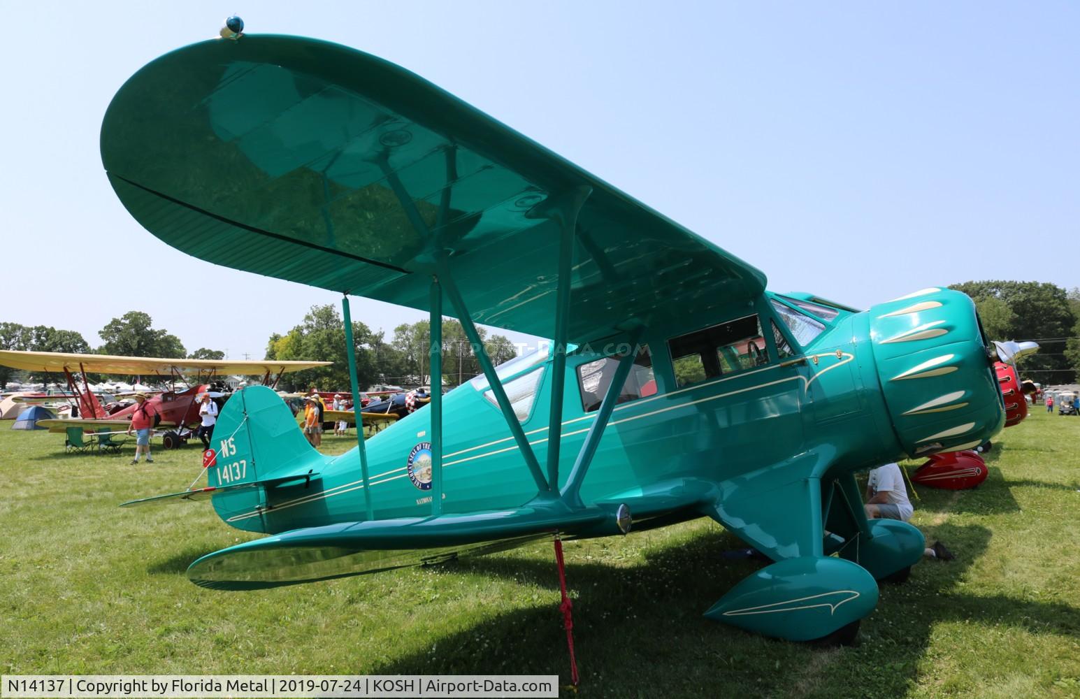 N14137, 1934 Waco YKC C/N 4223, EAA OSH 2019