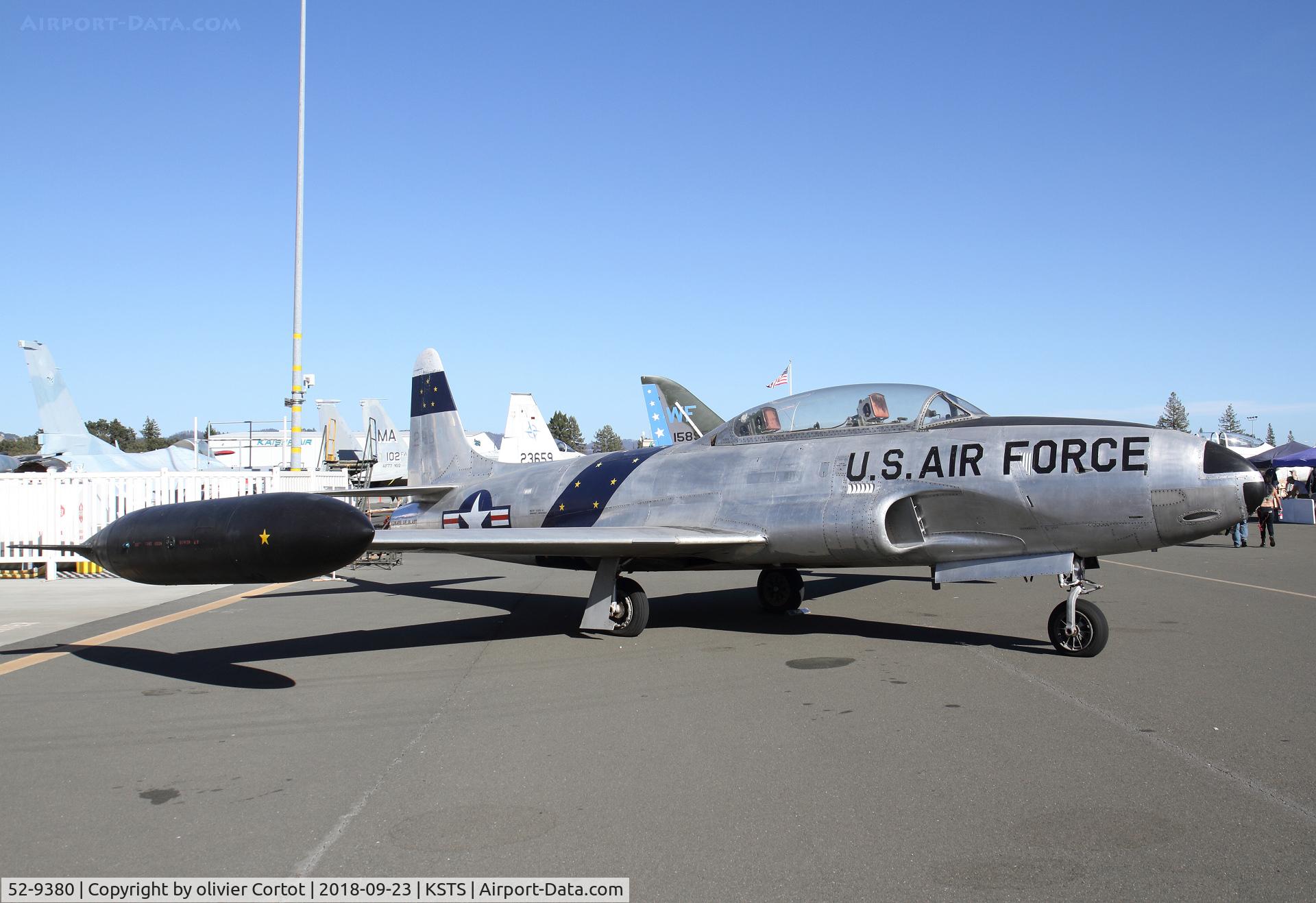 52-9380, 1952 Lockheed T-33A Shooting Star C/N 580-7465, not flying