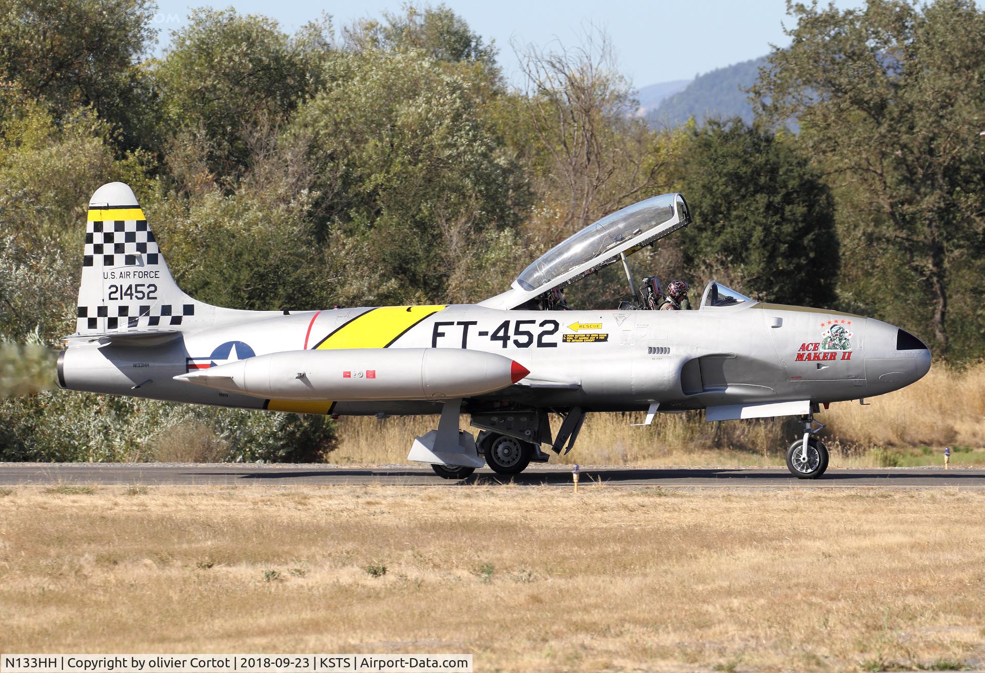 N133HH, 1954 Canadair CT-133 Silver Star 3 (CL-30) C/N T33-452, sept 2018