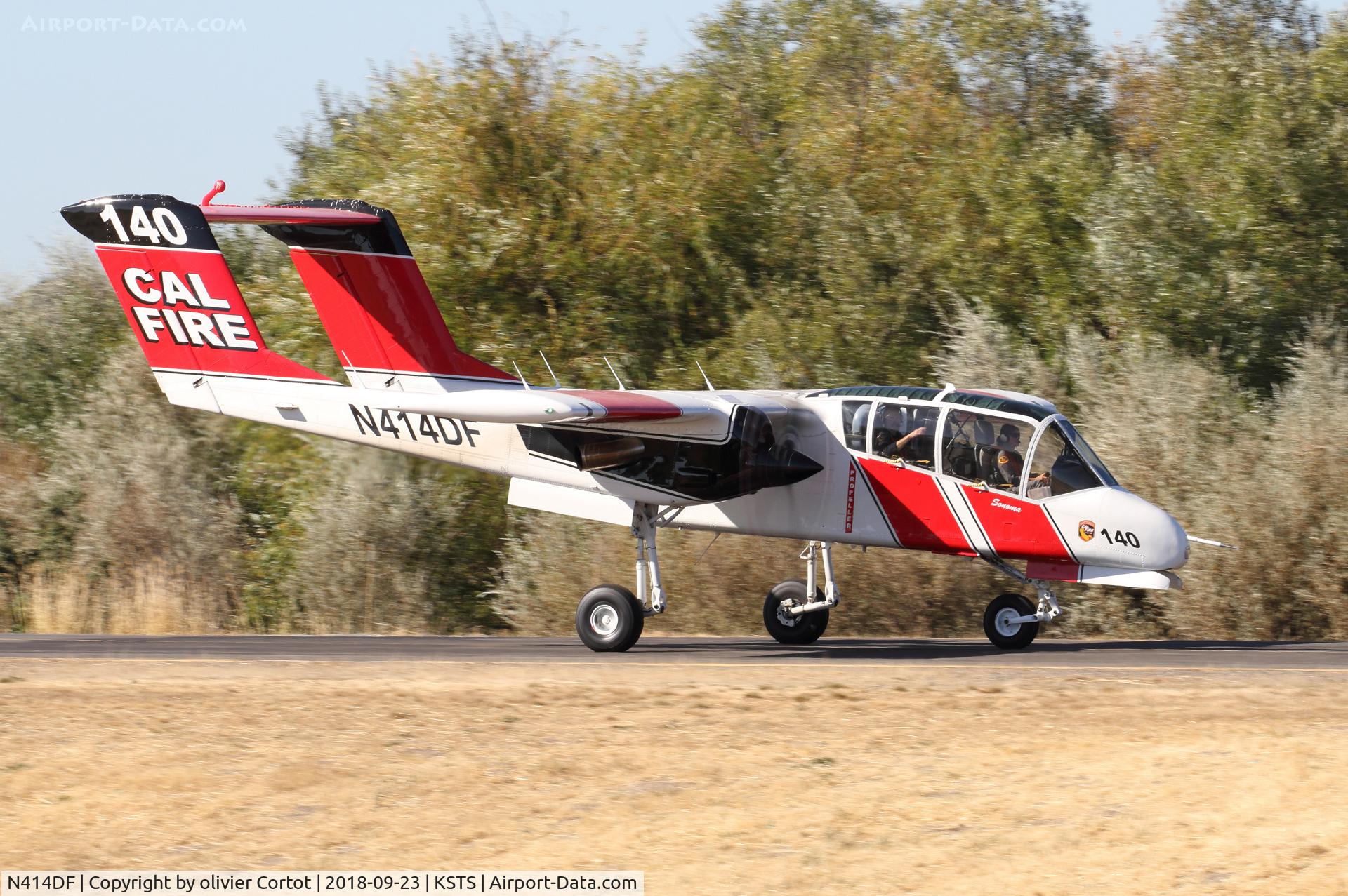 N414DF, North American OV-10A Bronco C/N 30526M16, sept 2018