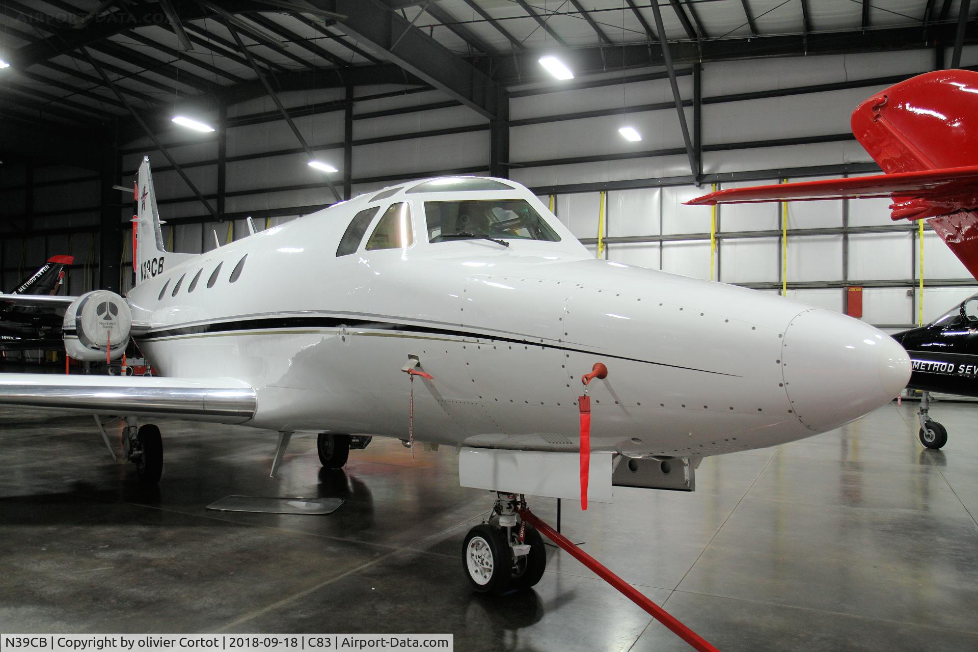 N39CB, 1976 Rockwell International NA-265-60 Sabreliner 60 C/N 306-116, used by the Patriots jet team