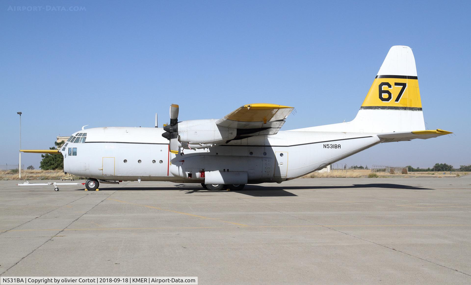 N531BA, 1956 Lockheed C-130A Hercules C/N 182-3139, nose missing