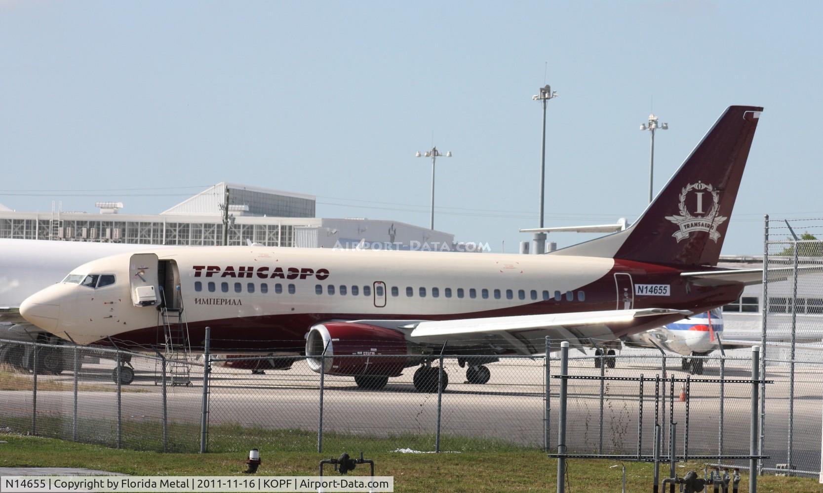 N14655, 1998 Boeing 737-524 C/N 28916, OPF 2011 O.F.A.