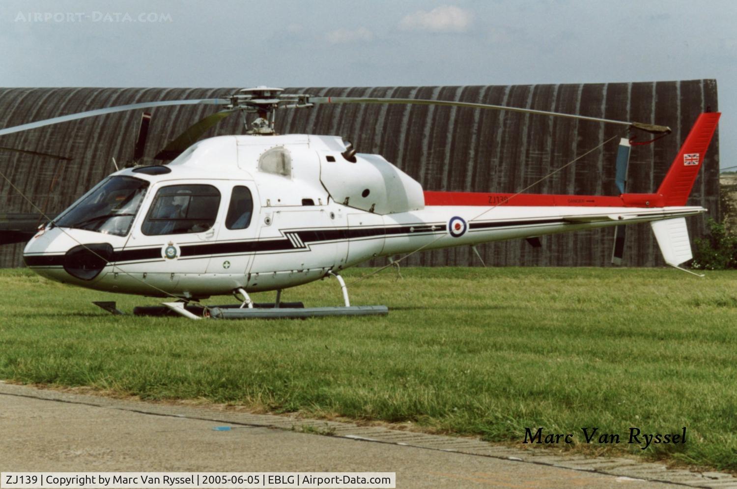 ZJ139, 1985 Aerospatiale AS-355F-1 Ecureuil 2 C/N 5325, ZJ139  Twin Squirrel HCC.1 at Heli-days Liège in 2005.
