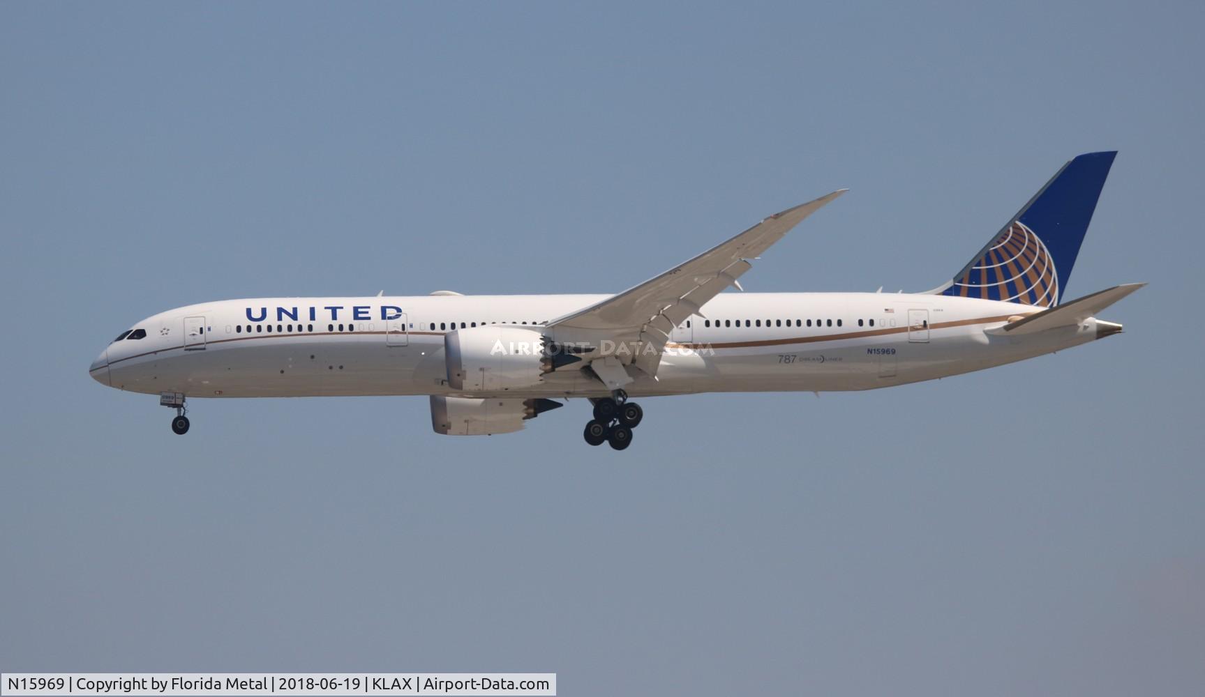 N15969, 2017 Boeing 787-9 Dreamliner C/N 60142, LAX spotting 2018