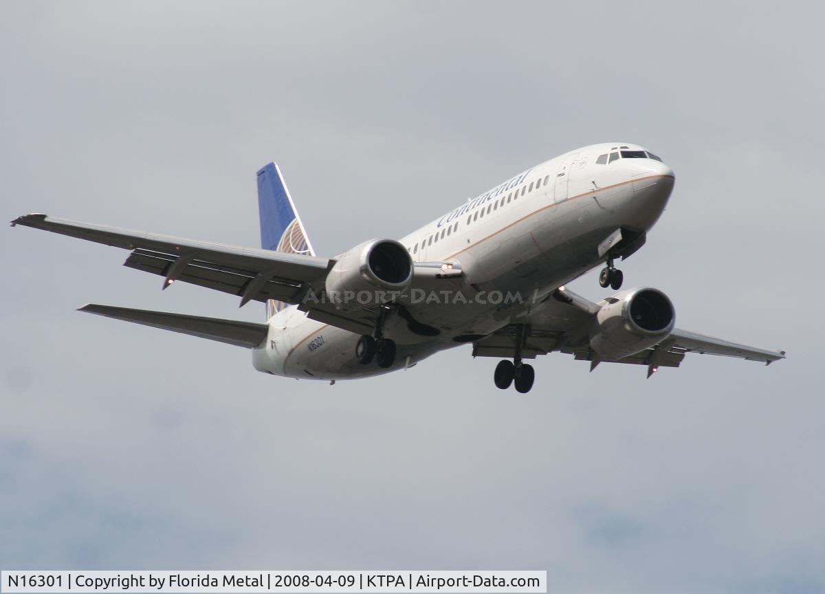 N16301, 1985 Boeing 737-3TO C/N 23352, TPA spotting 2008