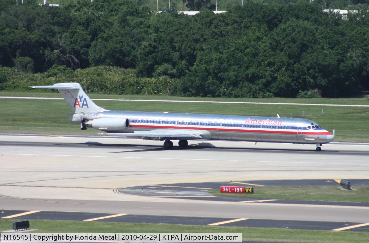 N16545, 1990 McDonnell Douglas MD-82 (DC-9-82) C/N 53027, TPA spotting 2010
