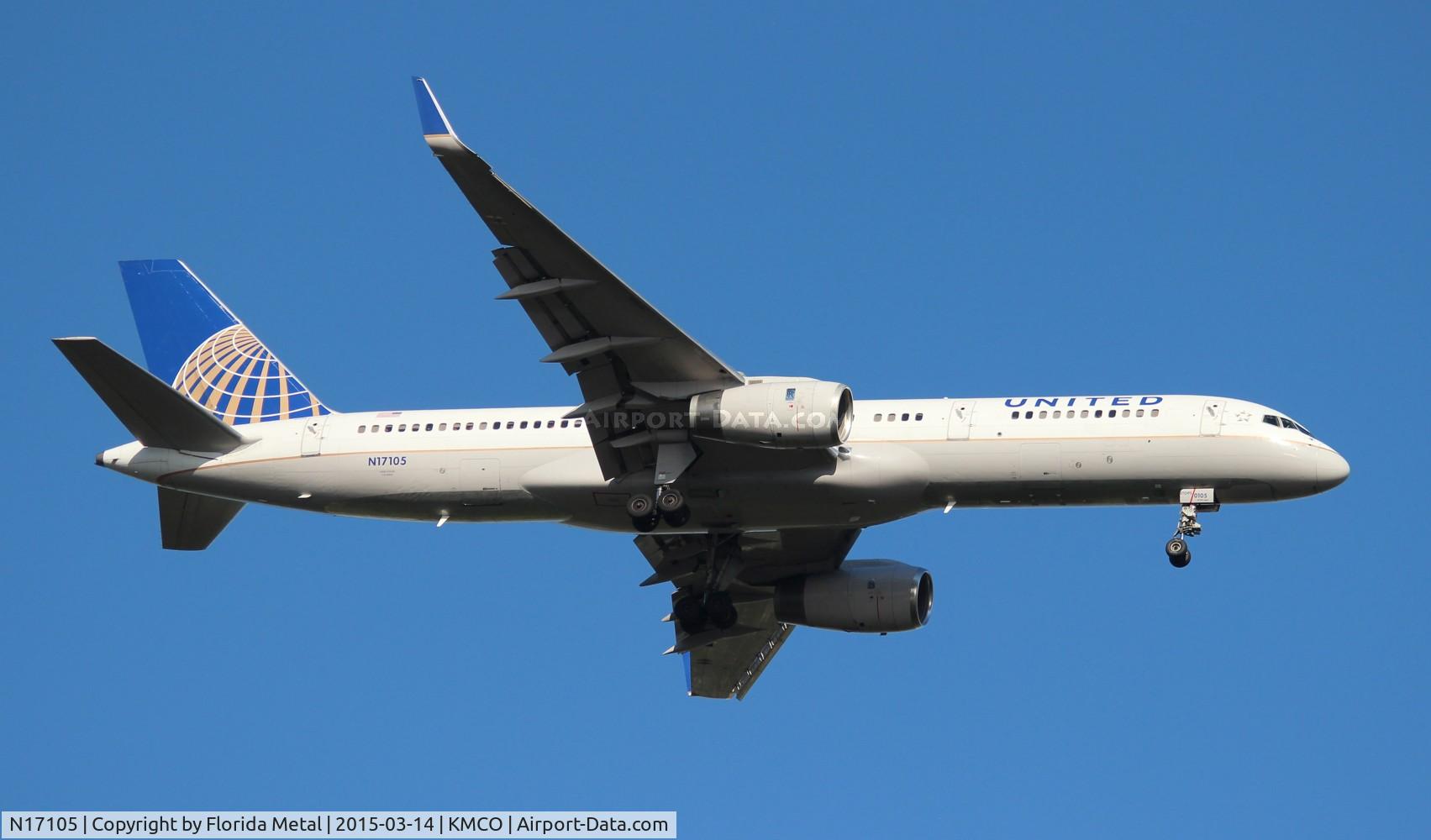 N17105, 1994 Boeing 757-224 C/N 27295, MCO spotting 2015
