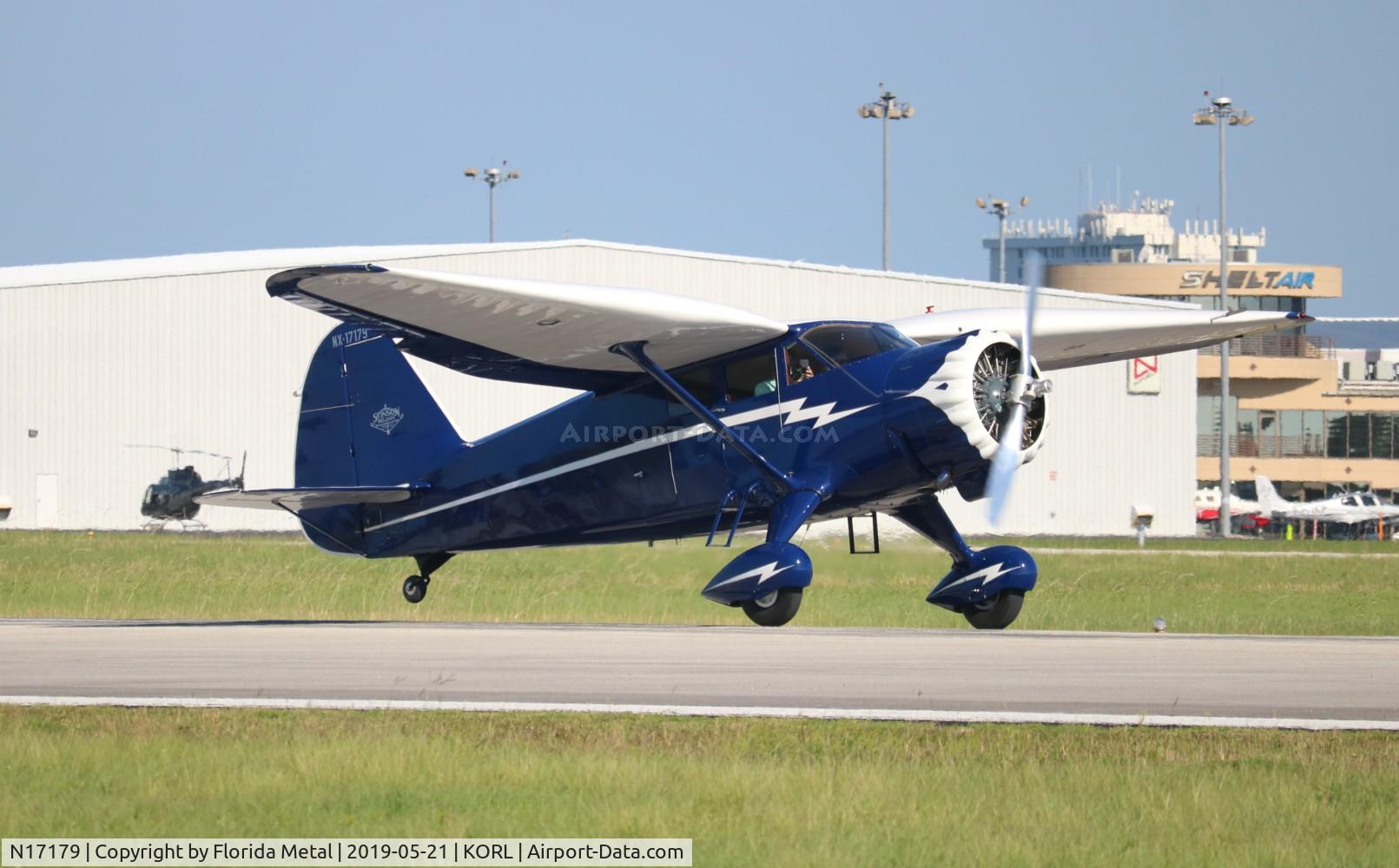 N17179, 1939 Stinson SR-9 Reliant C/N 5167, ORL spotting 2019