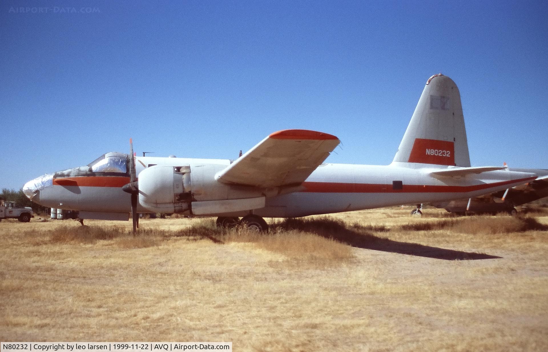 N80232, 1991 Lockheed SP-2H (P2V-7S) Neptune C/N 726-7198, Marana Regional airport 22.11.1999