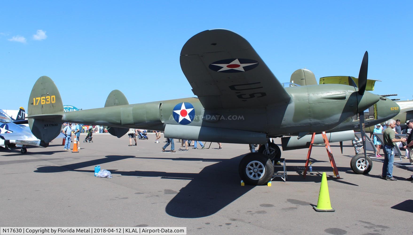 N17630, 1941 Lockheed P-38F C/N 41-7630 (222-5757), SNF LAL 2018