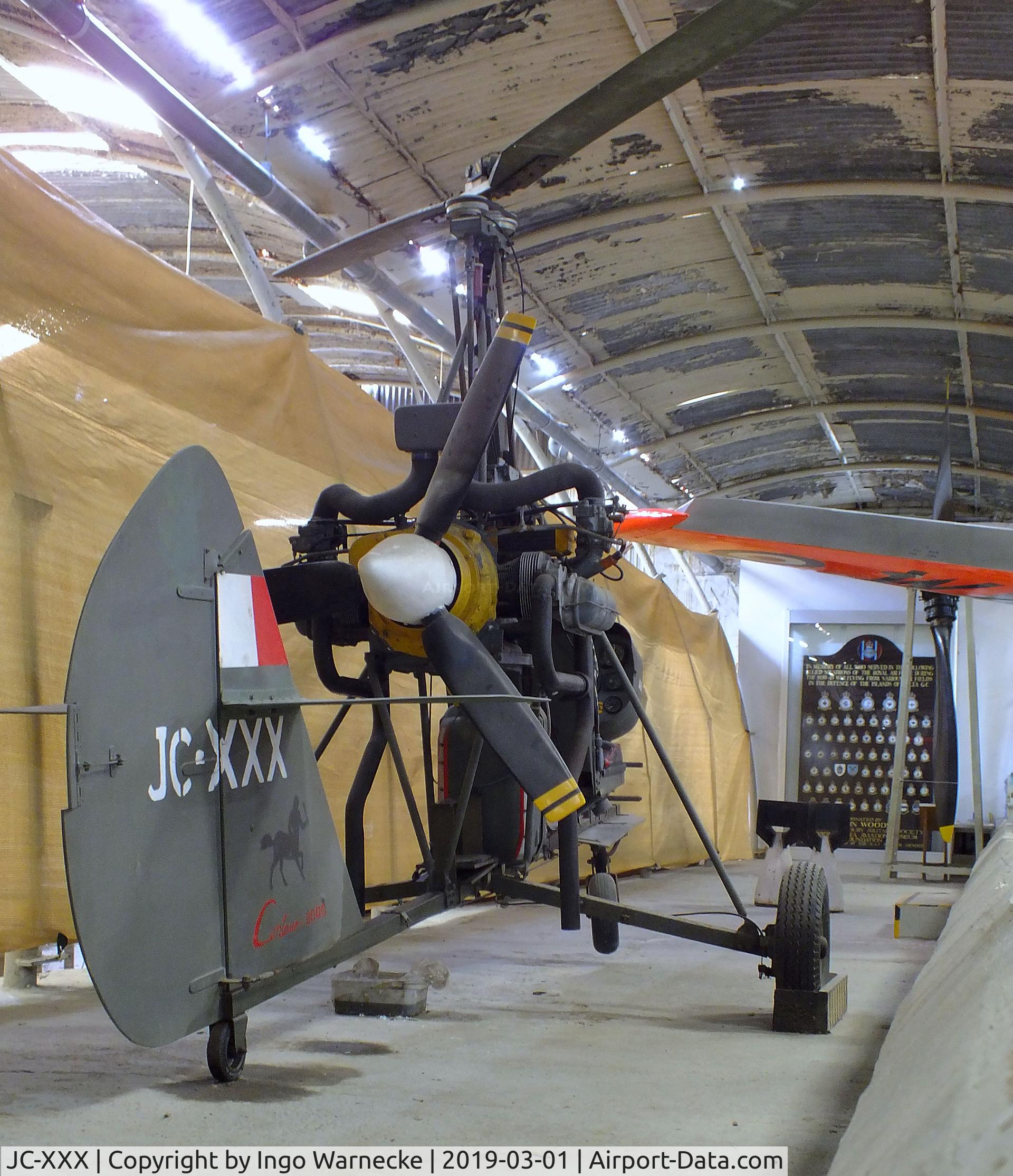 JC-XXX, Callus Centaur 2000 C/N 1, Callus Centaur 2000 at the Malta Aviation Museum, Ta' Qali