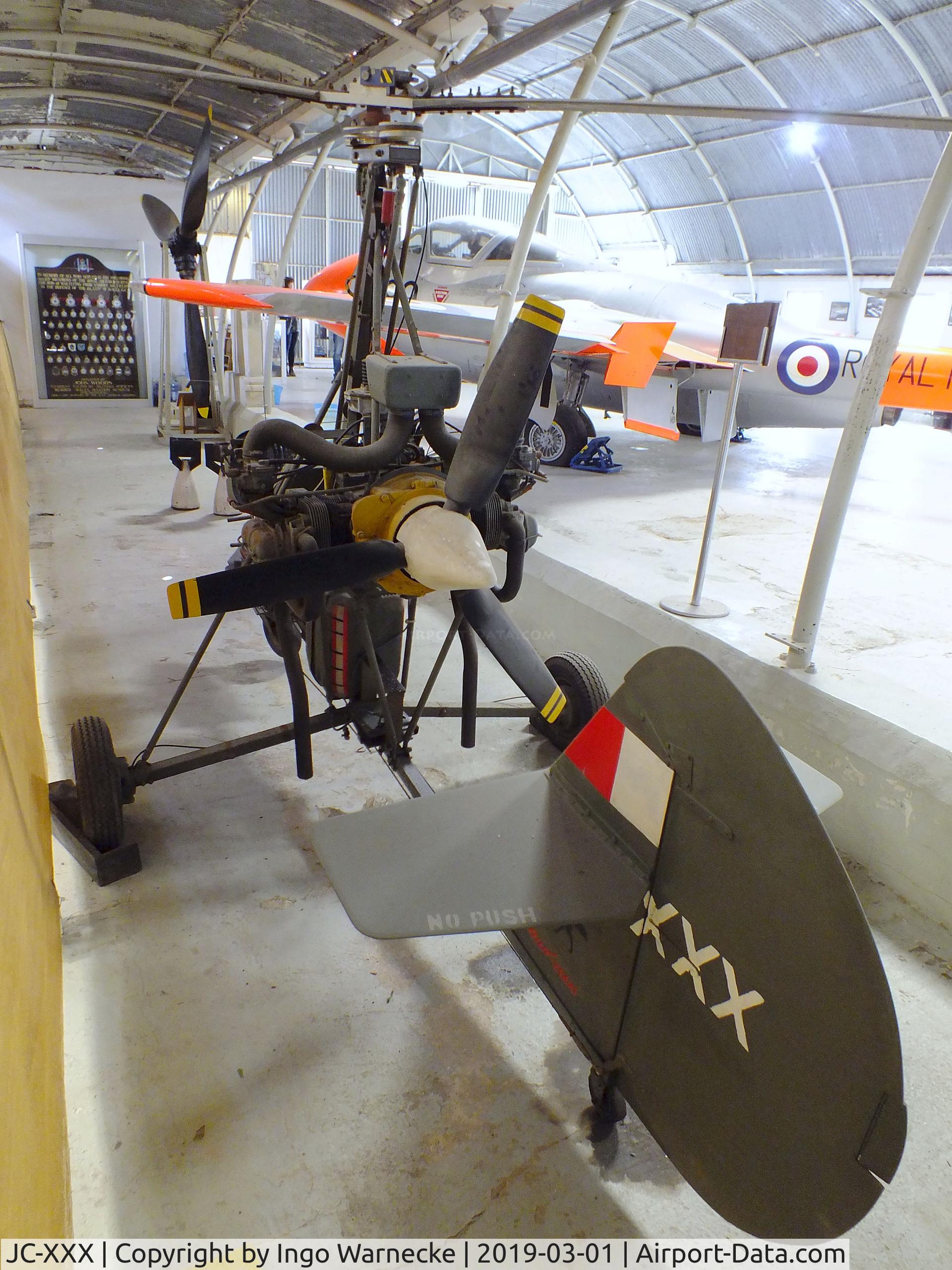JC-XXX, Callus Centaur 2000 C/N 1, Callus Centaur 2000 at the Malta Aviation Museum, Ta' Qali