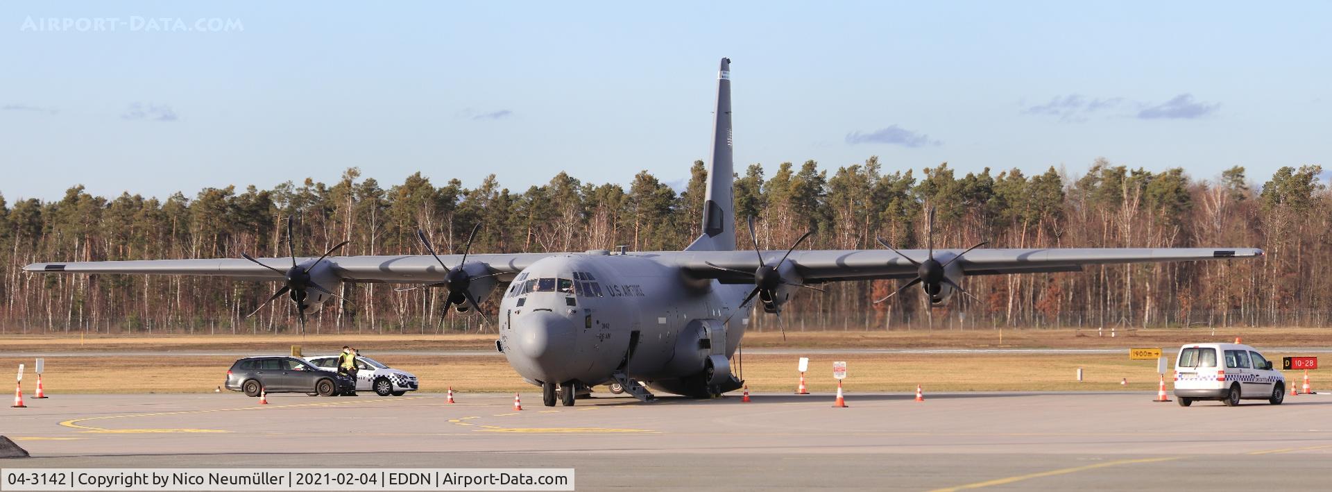 04-3142, 2004 Lockheed Martin C-130J-30 Super Hercules C/N 382-5558, C130 of the USAF in EDDN/NUE