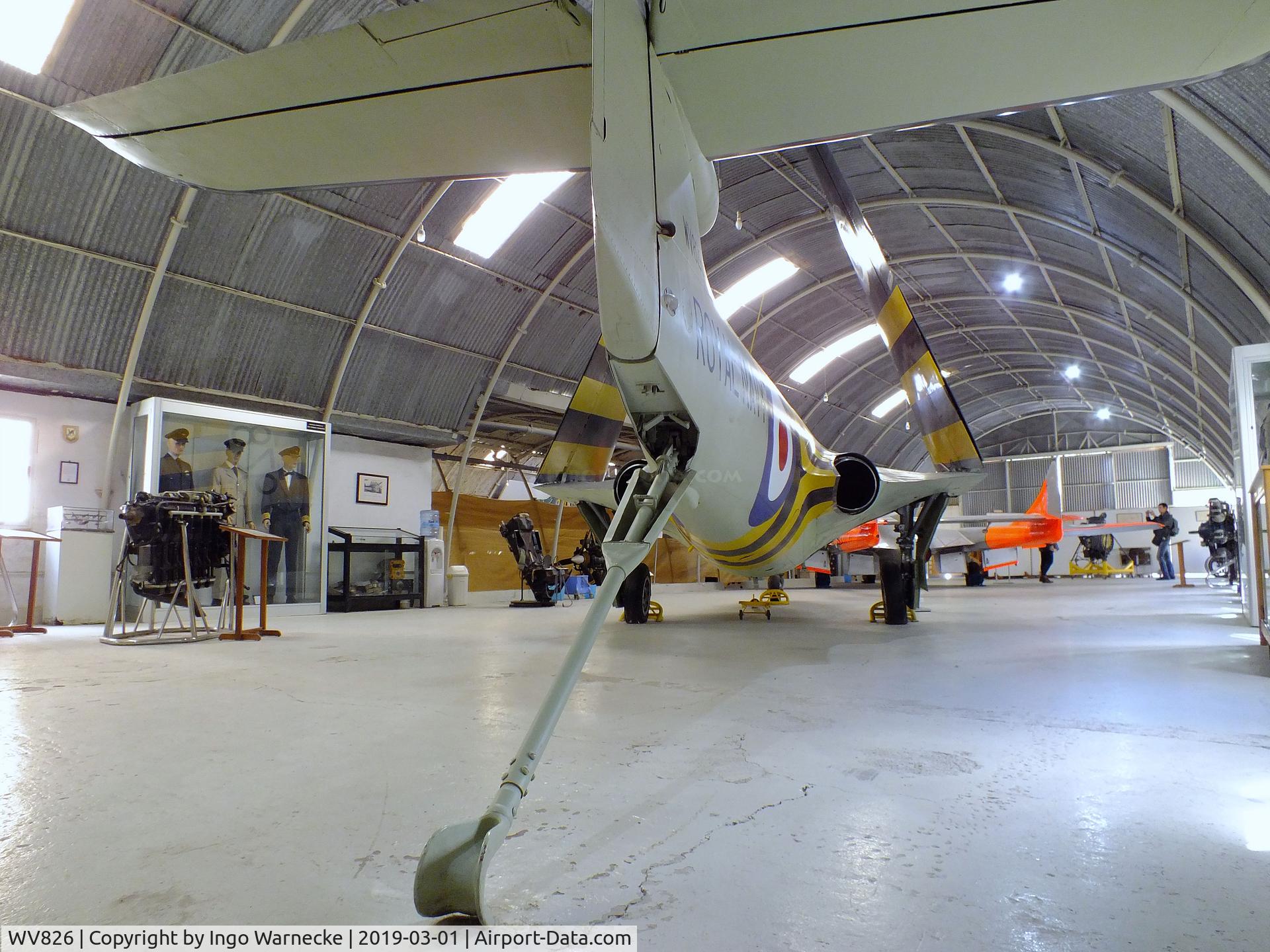 WV826, 1954 Hawker Sea Hawk FGA.6 C/N 6071, Hawker Sea Hawk FGA6 at the Malta Aviation Museum, Ta' Qali