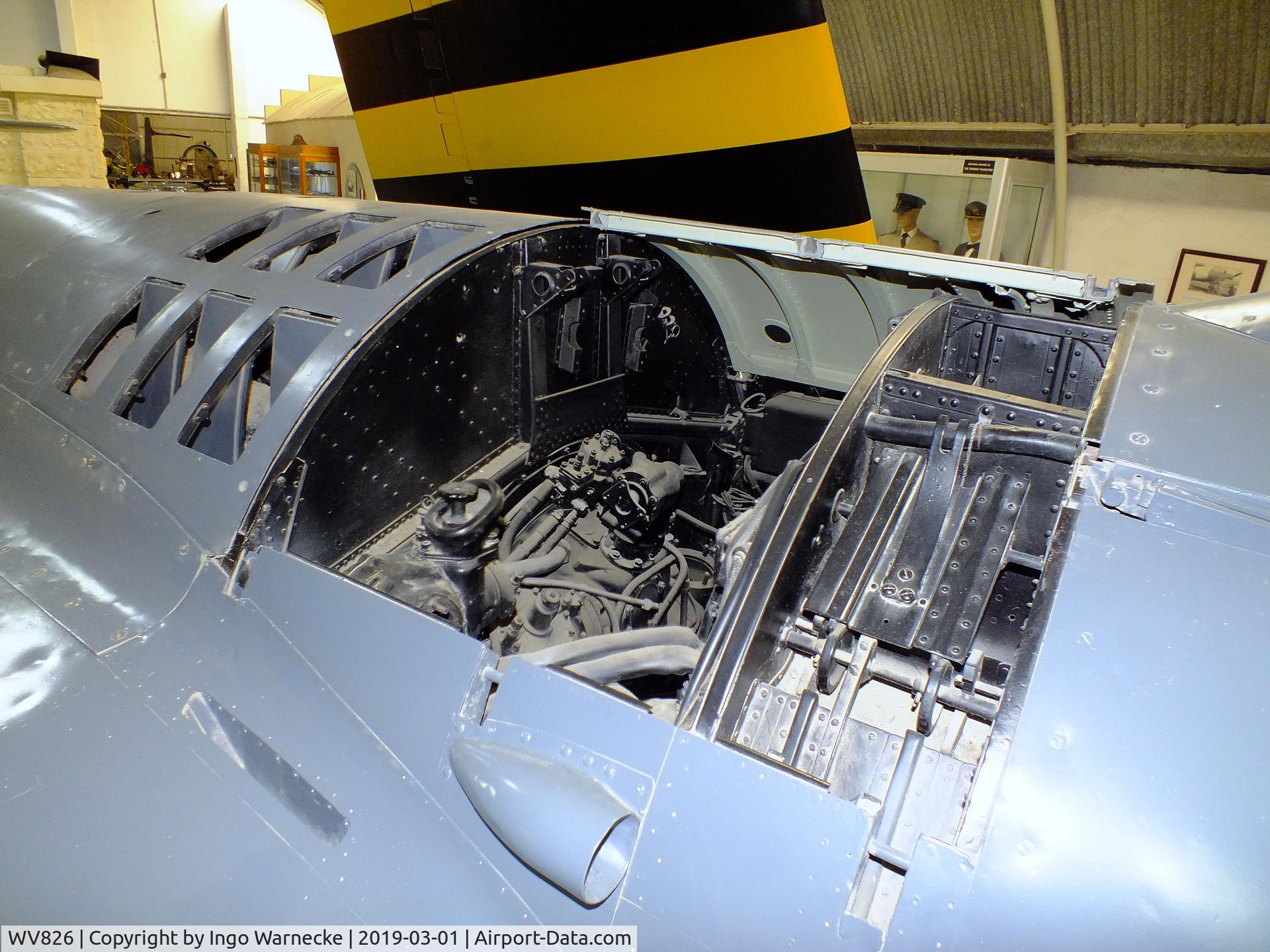 WV826, 1954 Hawker Sea Hawk FGA.6 C/N 6071, Hawker Sea Hawk FGA6 at the Malta Aviation Museum, Ta' Qali