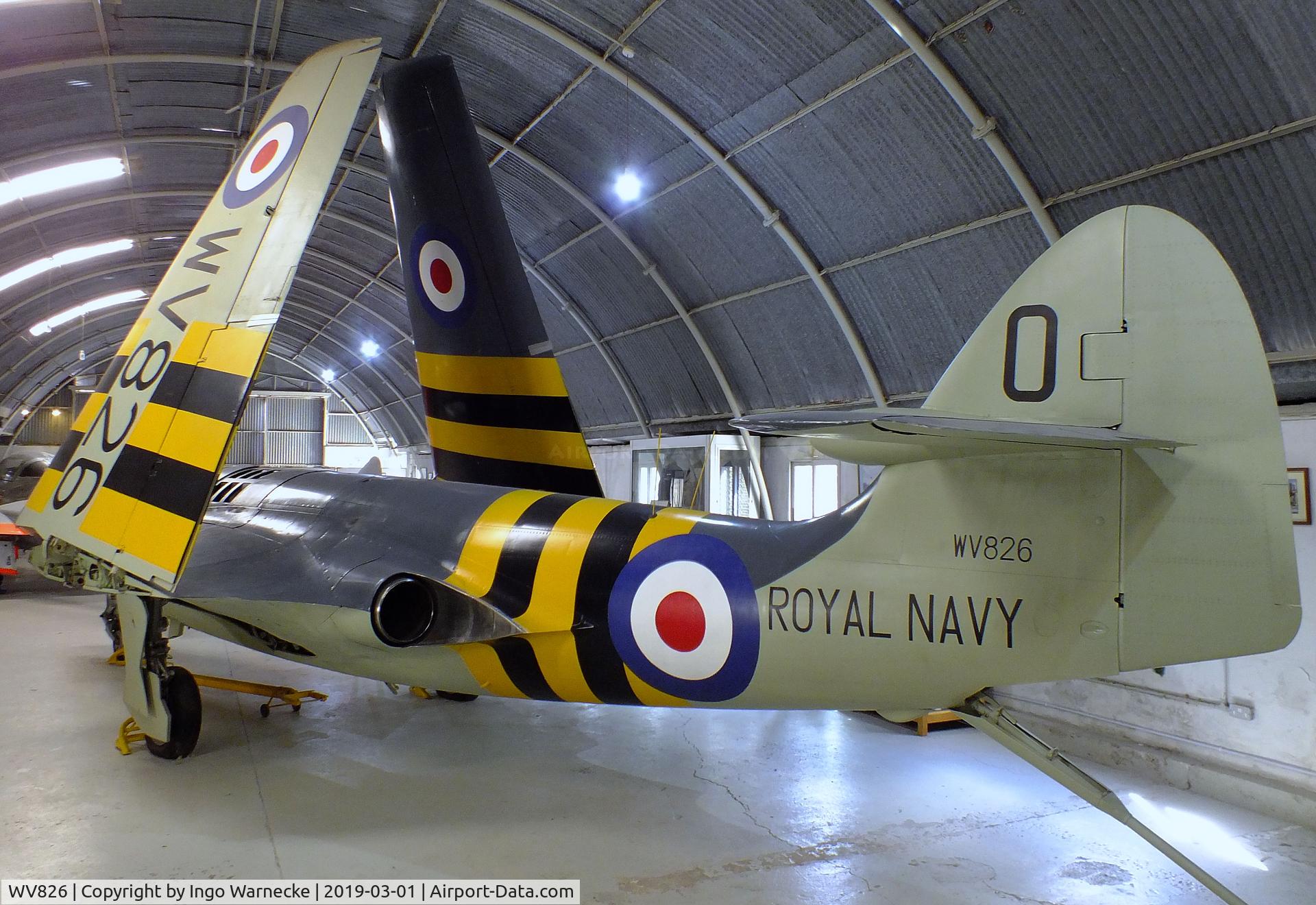 WV826, 1954 Hawker Sea Hawk FGA.6 C/N 6071, Hawker Sea Hawk FGA6 at the Malta Aviation Museum, Ta' Qali
