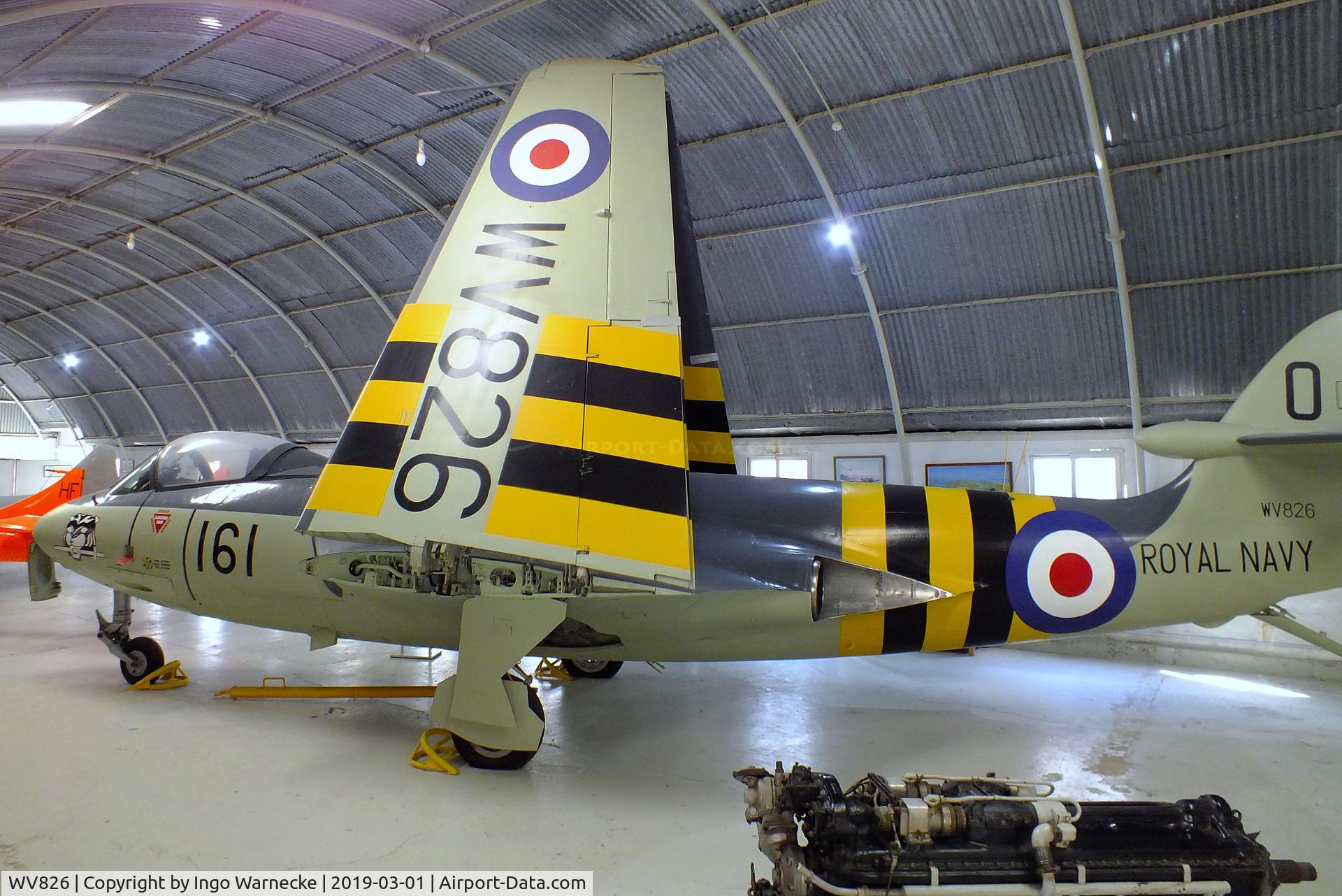 WV826, 1954 Hawker Sea Hawk FGA.6 C/N 6071, Hawker Sea Hawk FGA6 at the Malta Aviation Museum, Ta' Qali