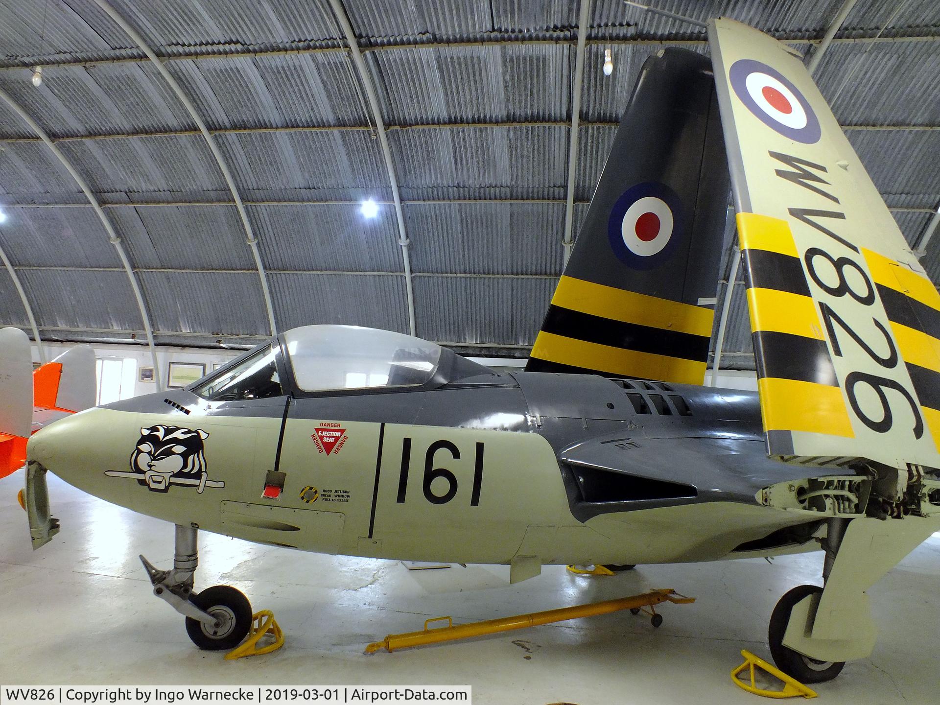 WV826, 1954 Hawker Sea Hawk FGA.6 C/N 6071, Hawker Sea Hawk FGA6 at the Malta Aviation Museum, Ta' Qali