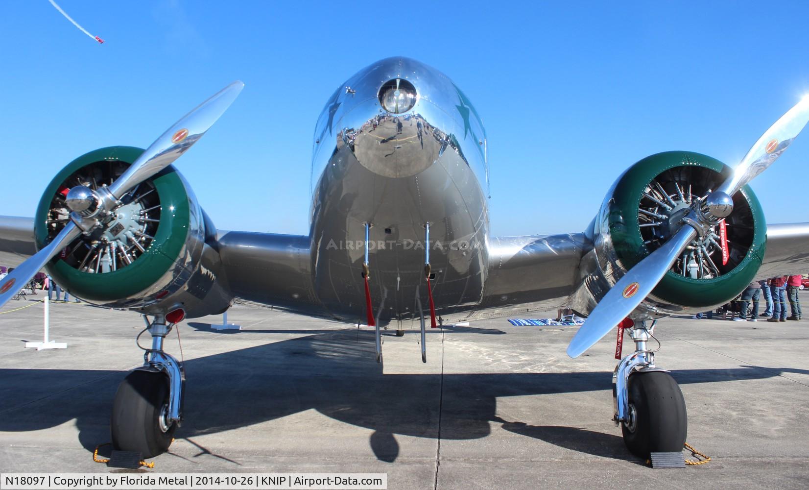 N18097, 1938 Lockheed 12A Electra Junior C/N 1250, NAS JAX 2014