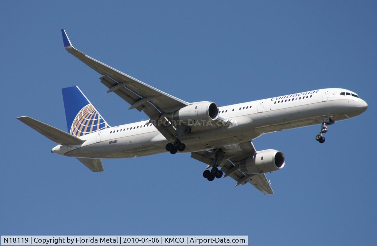 N18119, 1997 Boeing 757-224 C/N 27561, MCO spotting 2010