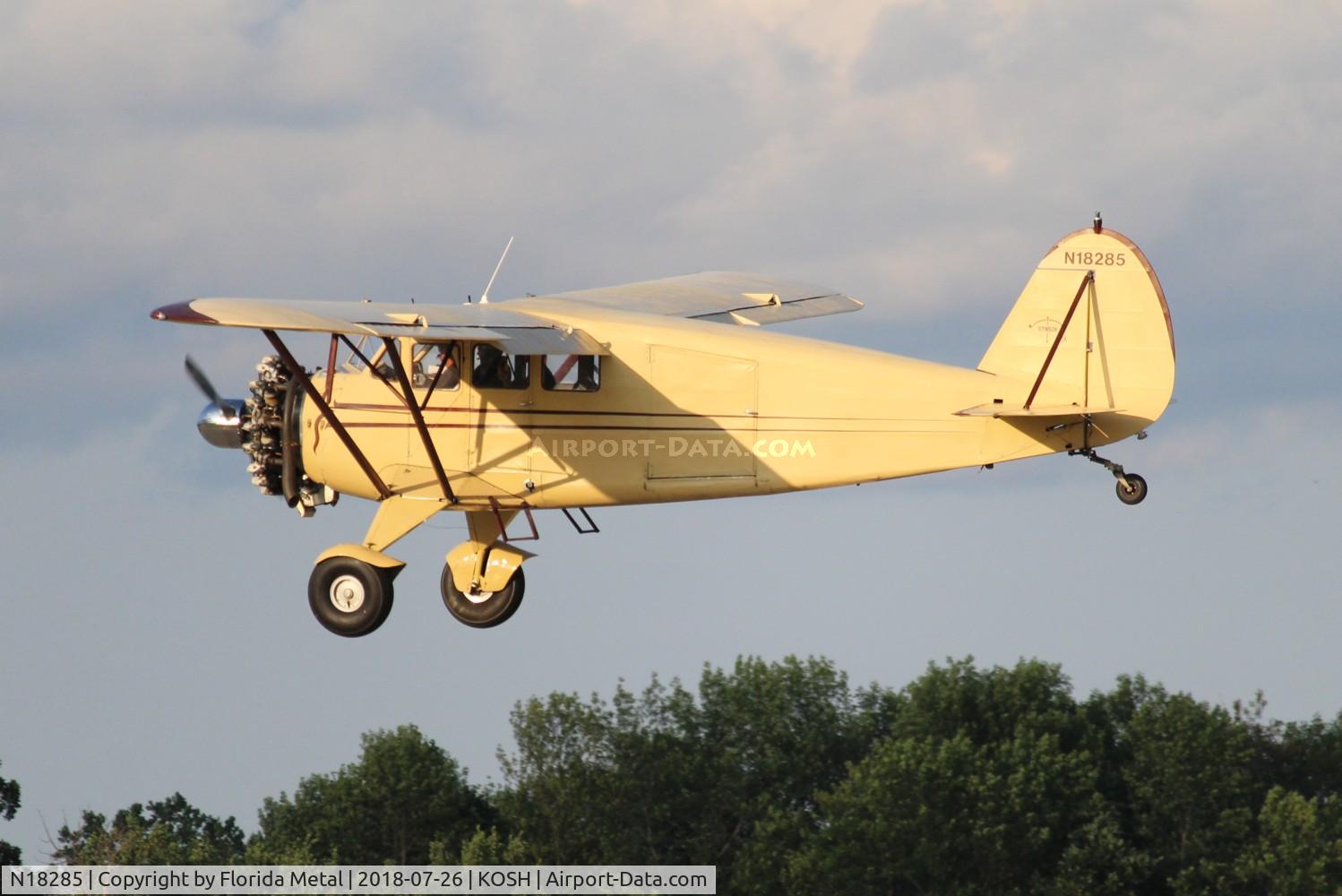 N18285, 1933 Stinson JR. SR C/N 8776, EAA OSH 2018