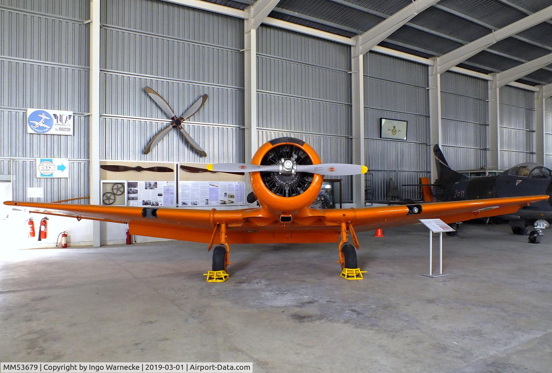 MM53679, North American T-6G Texan C/N MM53679, North American T-6G Texan at the Malta Aviation Museum, Ta' Qali