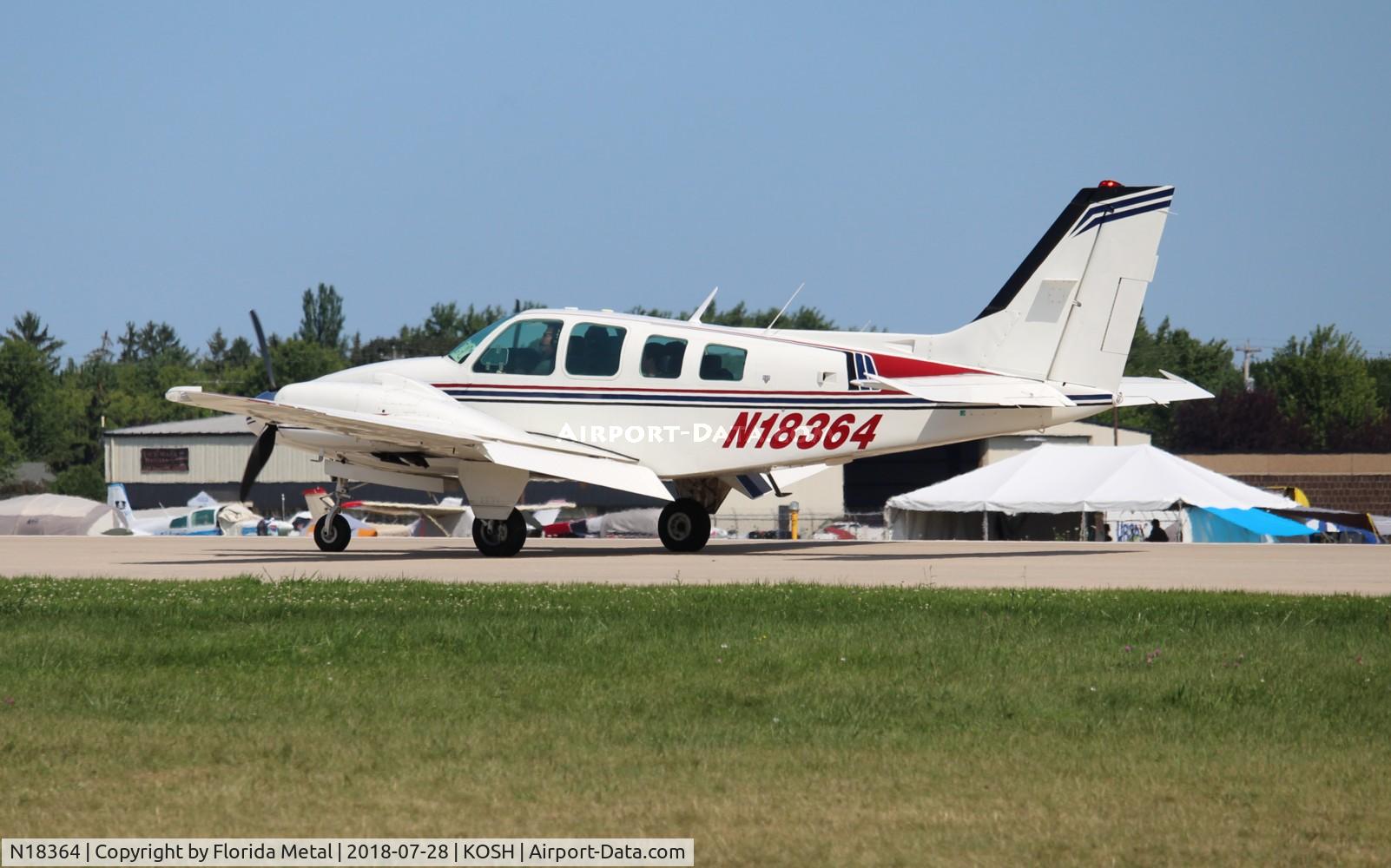N18364, 1977 Beech 58 Baron C/N TH-854, EAA OSH 2018