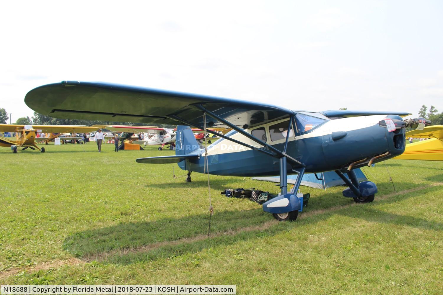 N18688, 1939 Fairchild 24R-46 C/N W-101, EAA OSH 2018