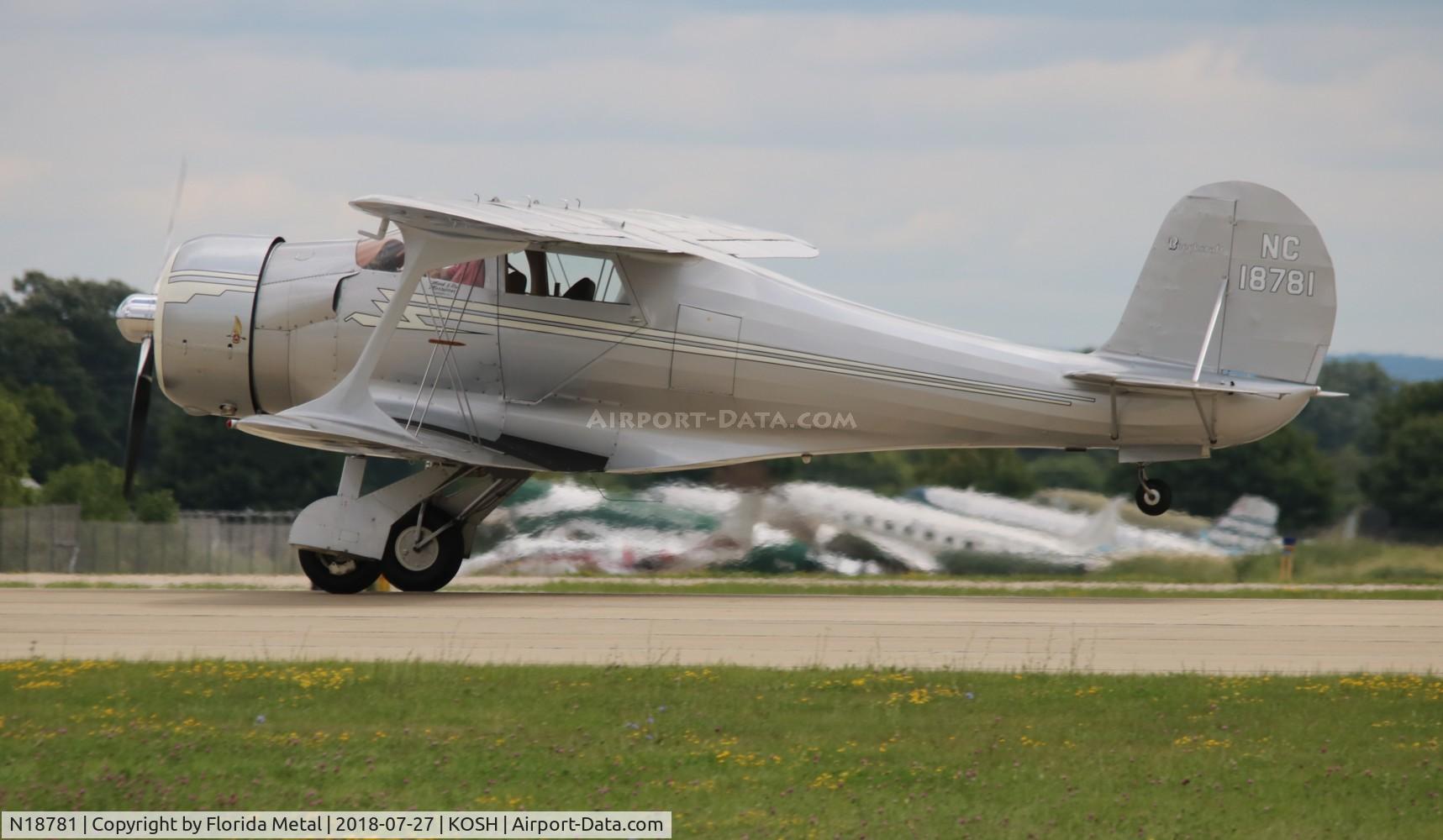 N18781, 1938 Beech F17D Staggerwing C/N 204, EAA OSH 2018