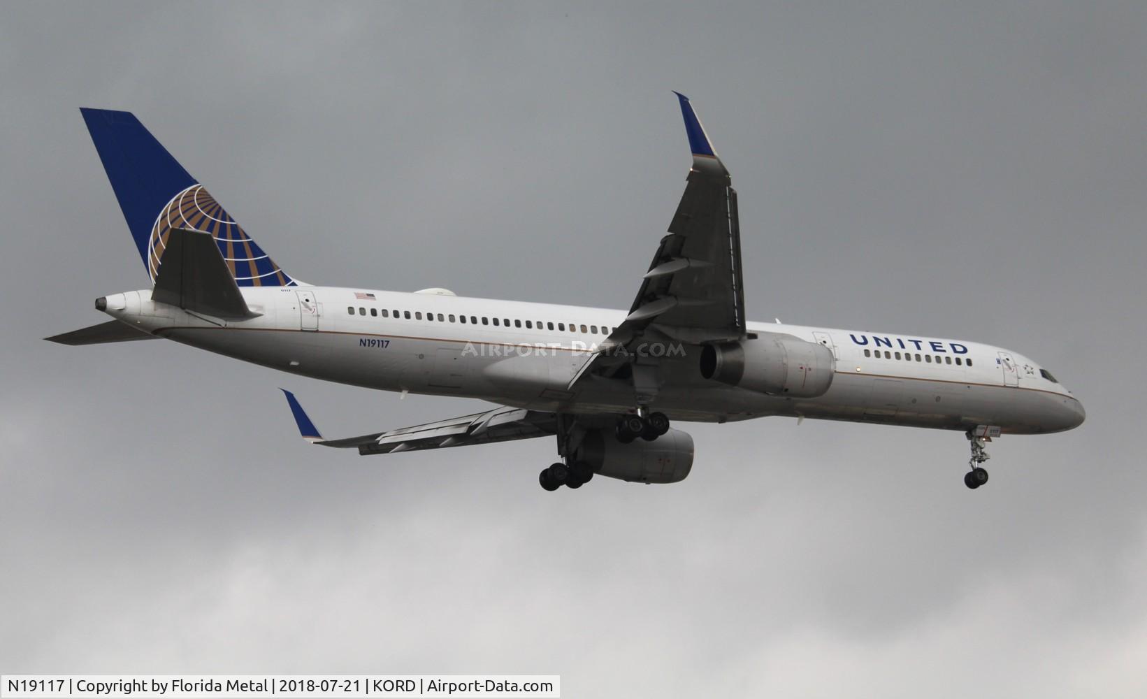N19117, 1996 Boeing 757-224 C/N 27559, ORD spotting 2018