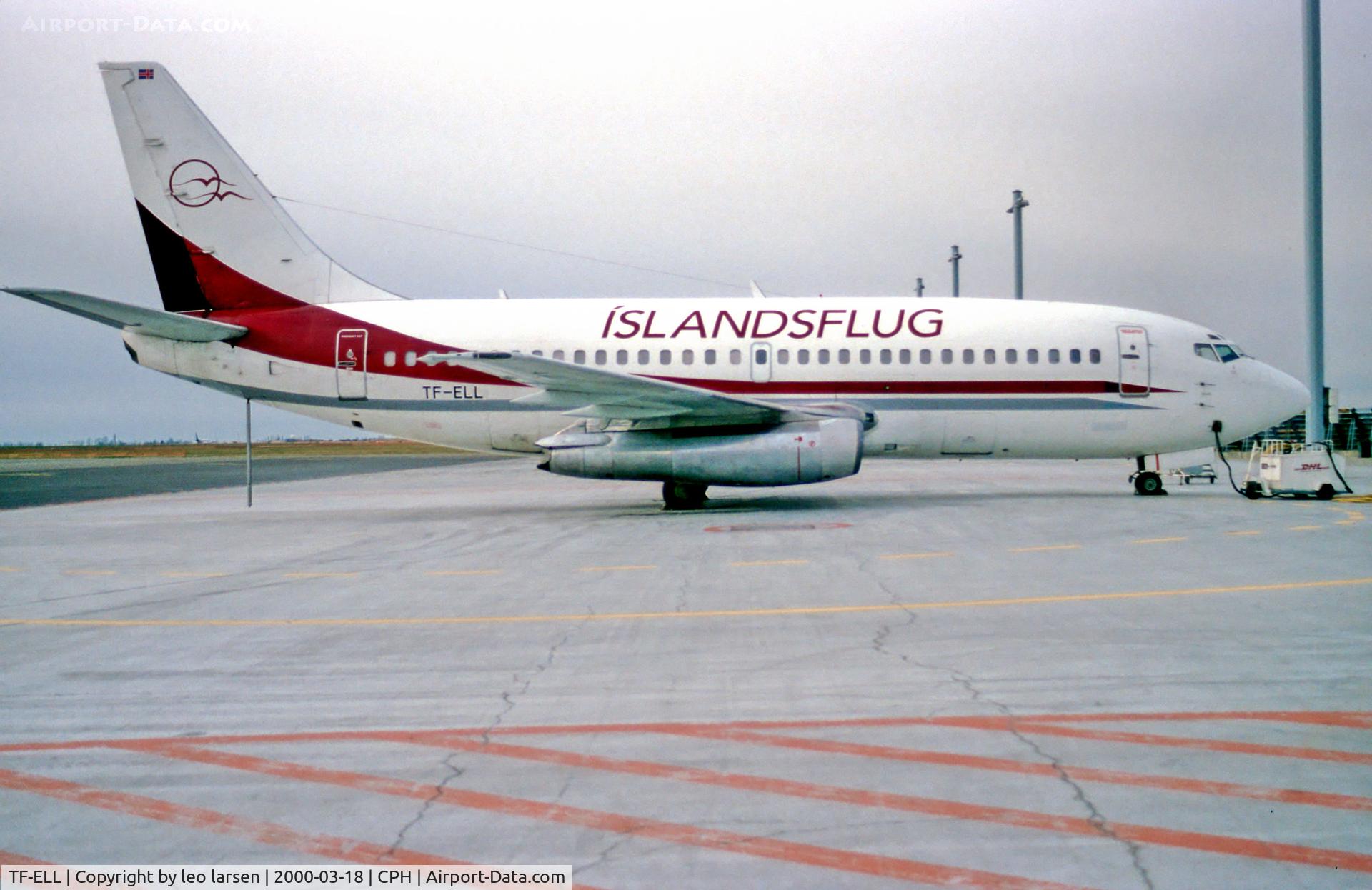 TF-ELL, 1969 Boeing 737-210C C/N 20138, Copenhagen 18.3.2000