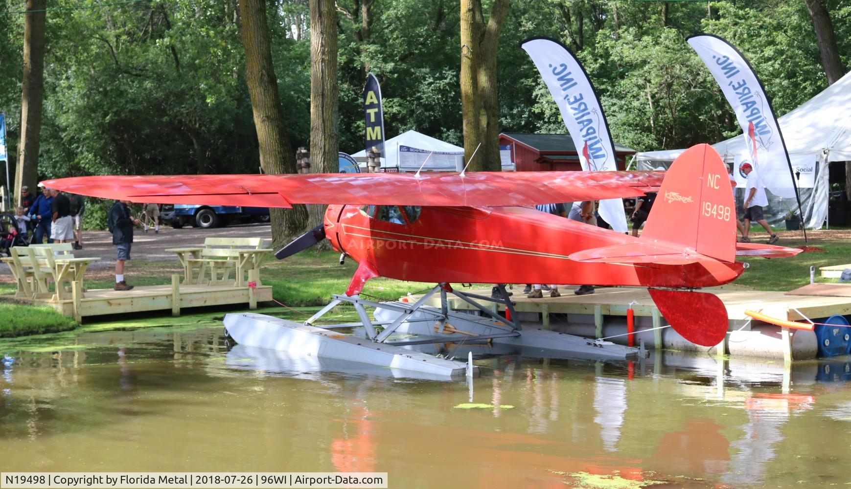 N19498, 1939 Cessna C-165 Airmaster C/N 467, EAA OSH 2018