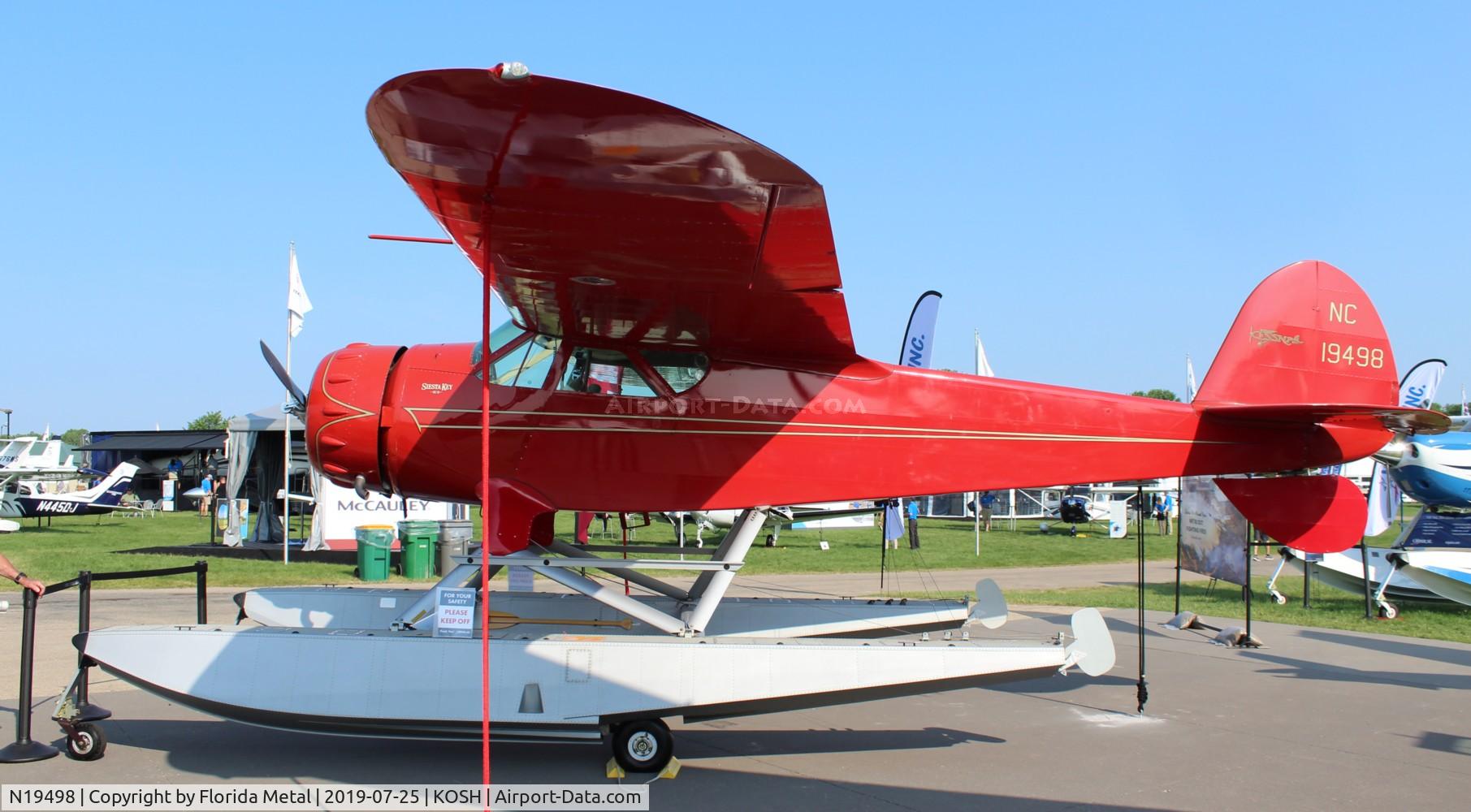 N19498, 1939 Cessna C-165 Airmaster C/N 467, EAA OSH 2019