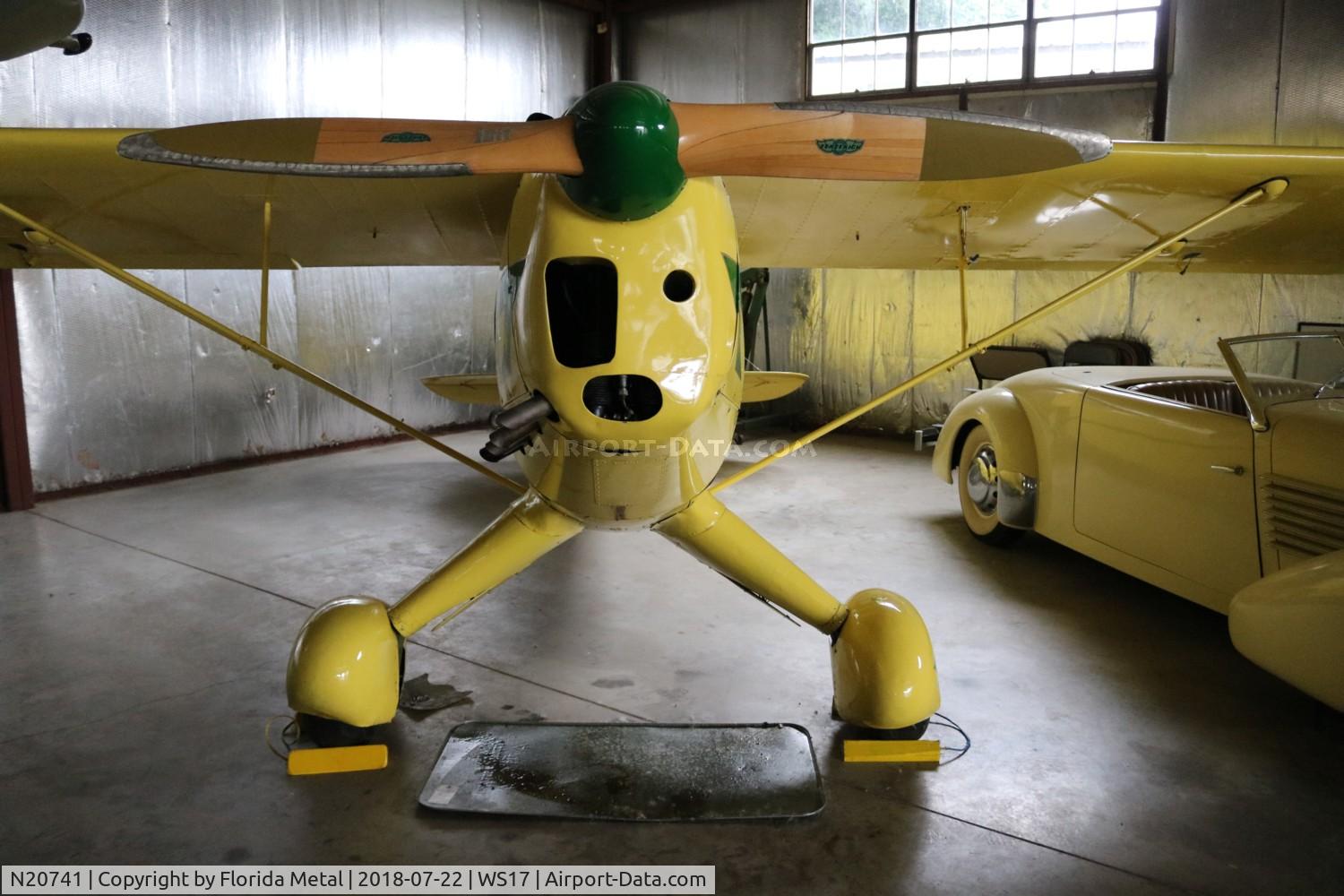 N20741, 1938 Rearwin Speedster 6000M C/N 311, EAA Museum 2018